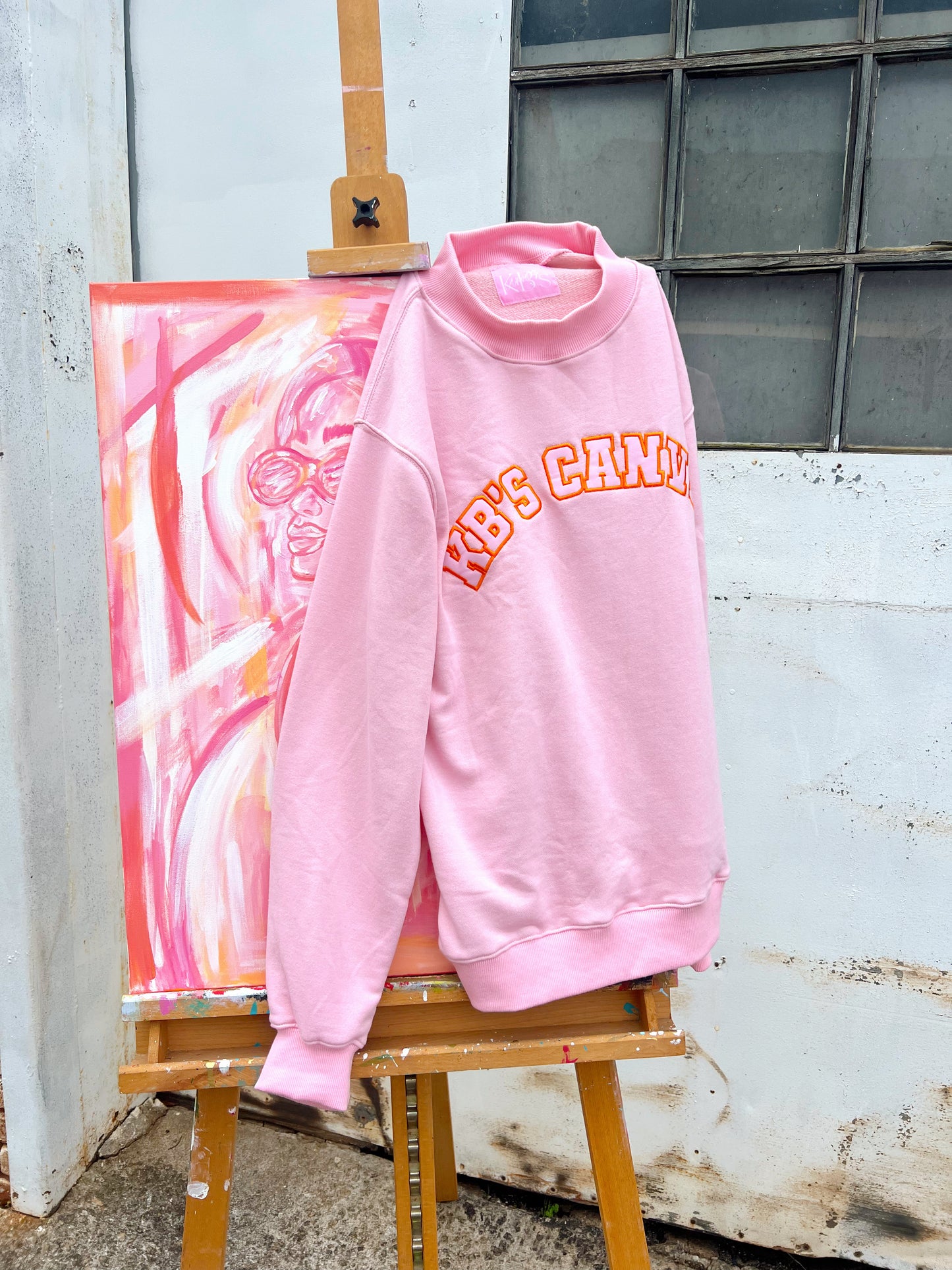 KB’s Canvas Oversized Mockneck