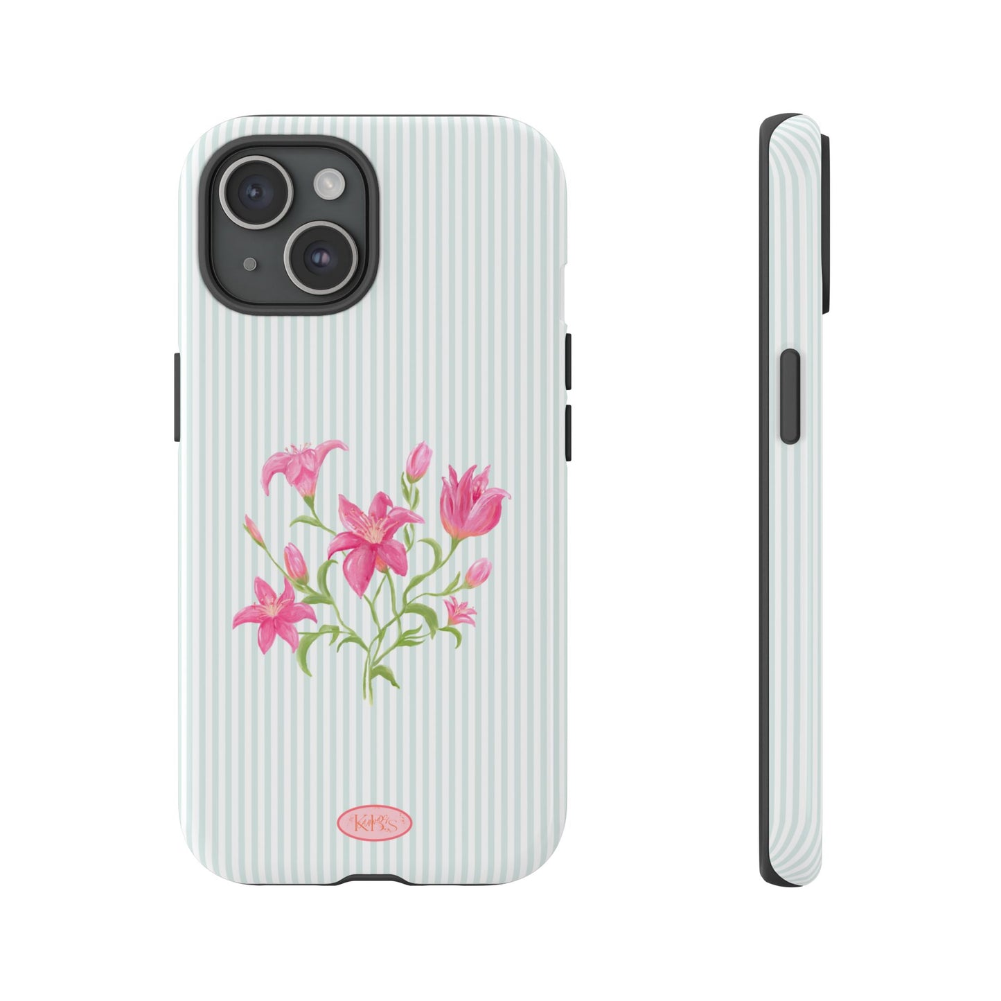 Lily Bloom Tough Case for iPhone - Blue