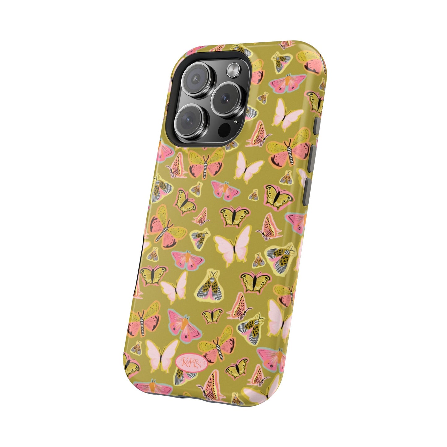 Butterfly Muse Mag Safe Case for iPhone - Green