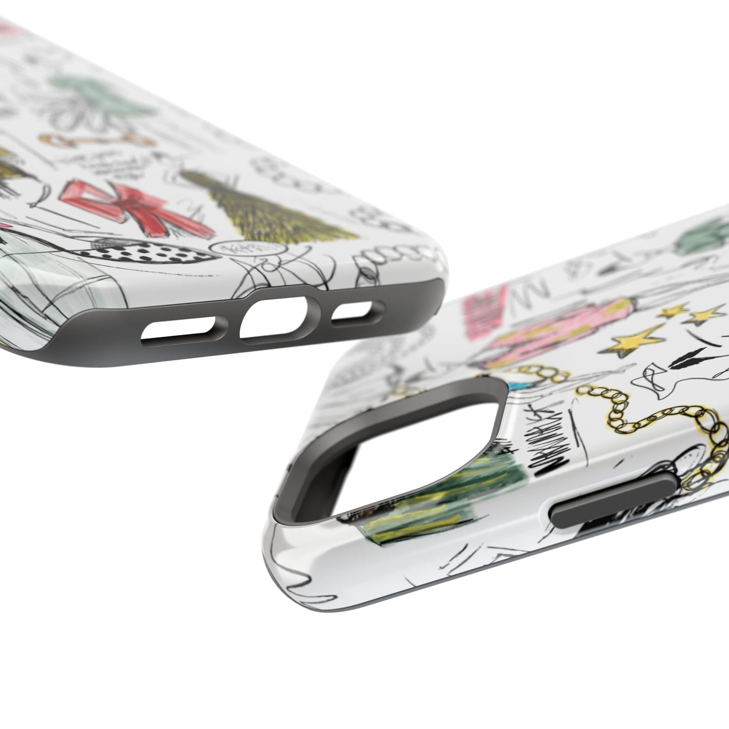 Fashion Sketch Mag Safe Case for iPhone - Multi