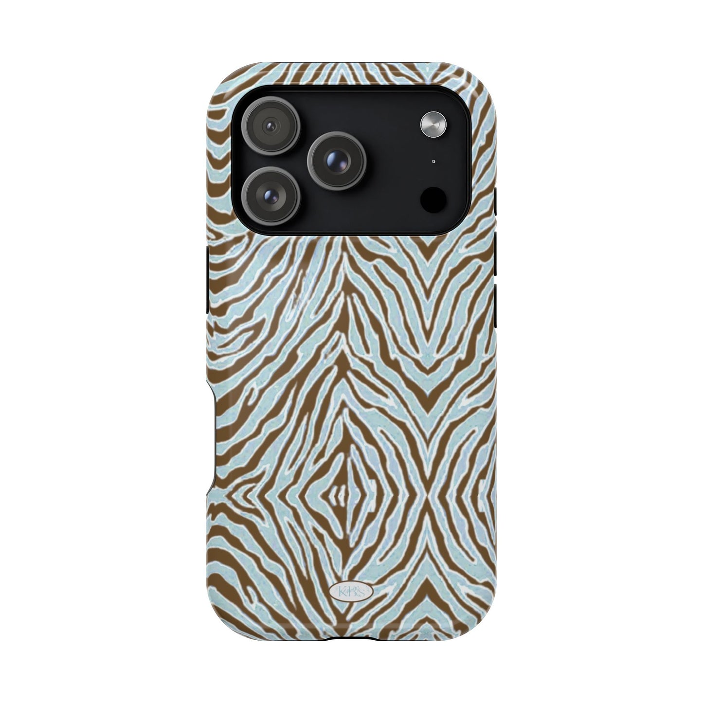 Zebra Bleu Mag Safe Case for iPhone