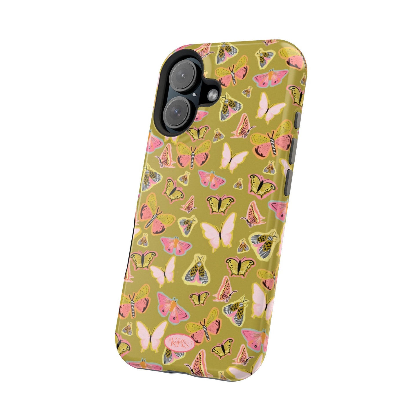 Butterfly Muse Mag Safe Case for iPhone - Green