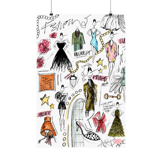 Fashion Sketch Print