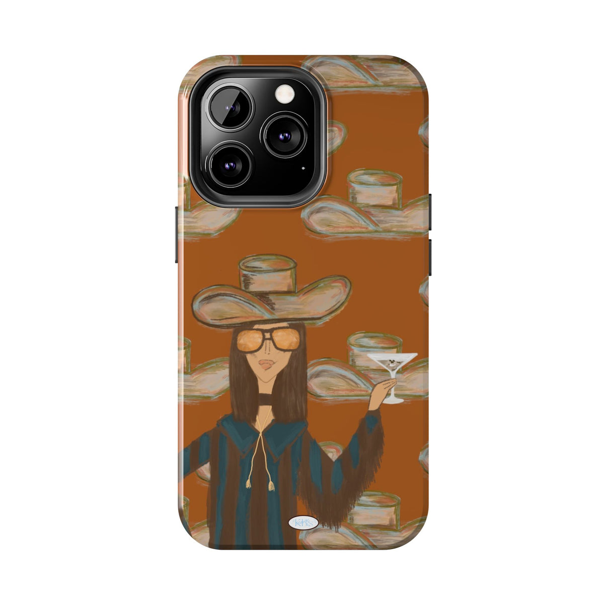 Cocktail Cowgirl Tough Case for iPhone