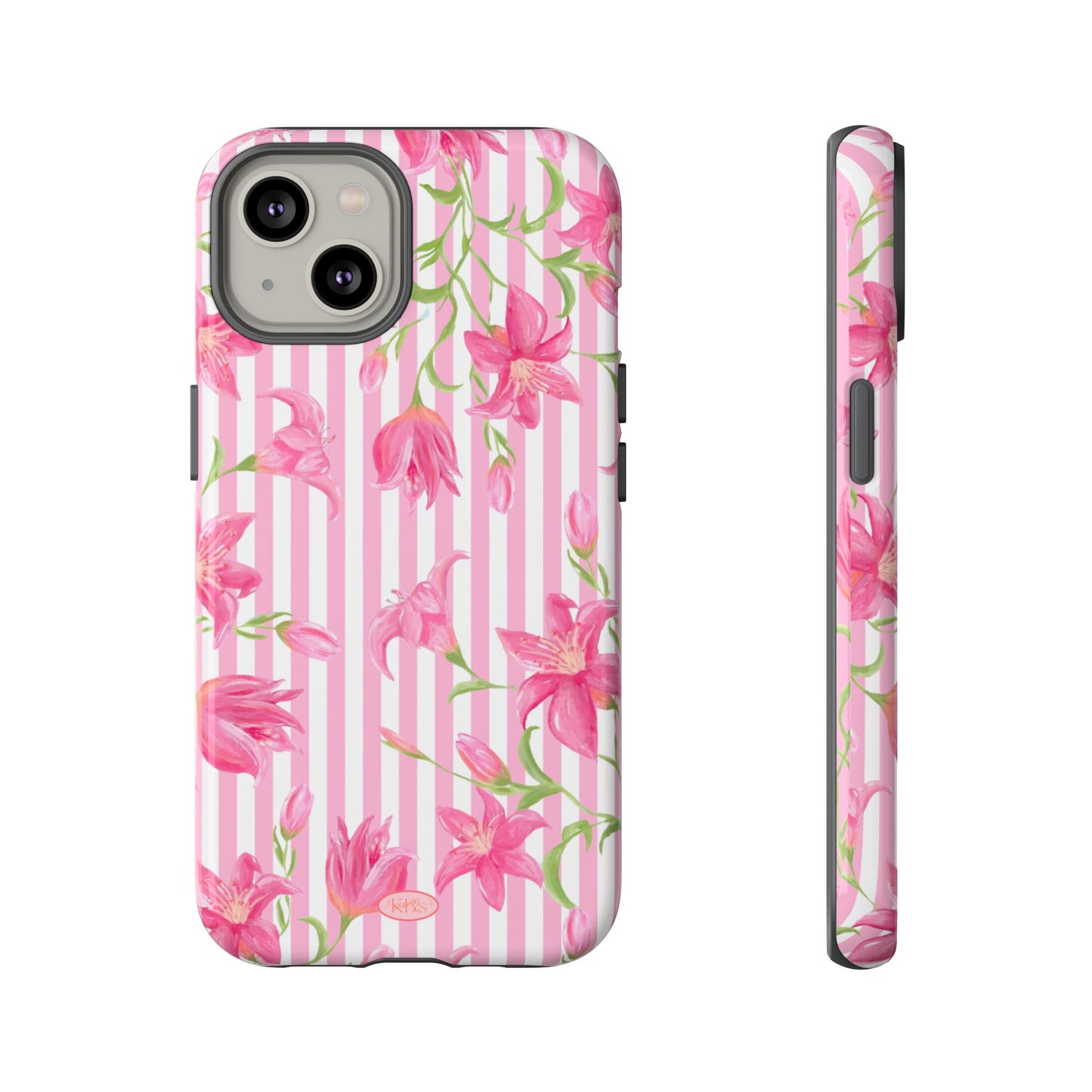 Azalea Stripe Tough Case for iPhone - Pink