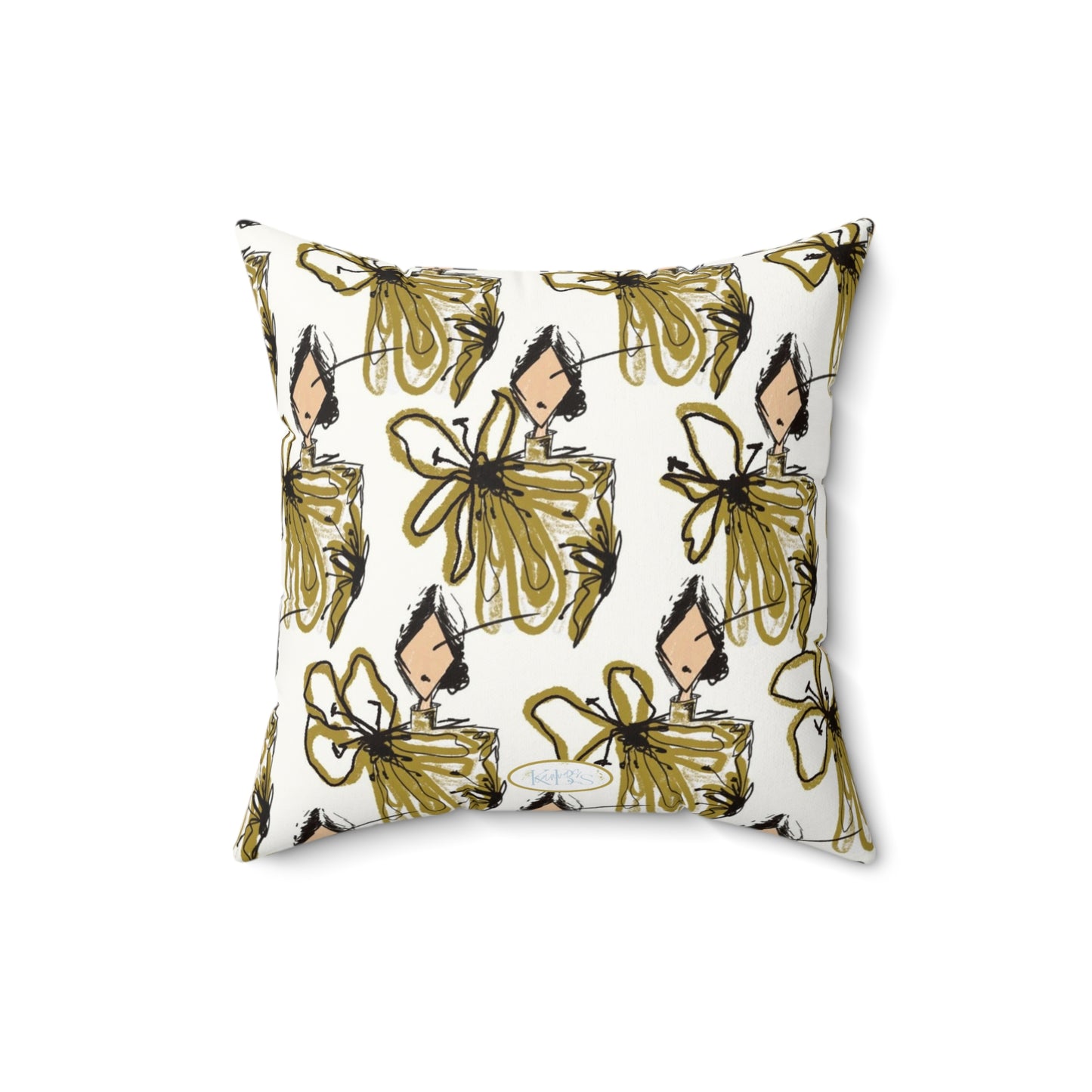 Fleur Runway Throw Pillow