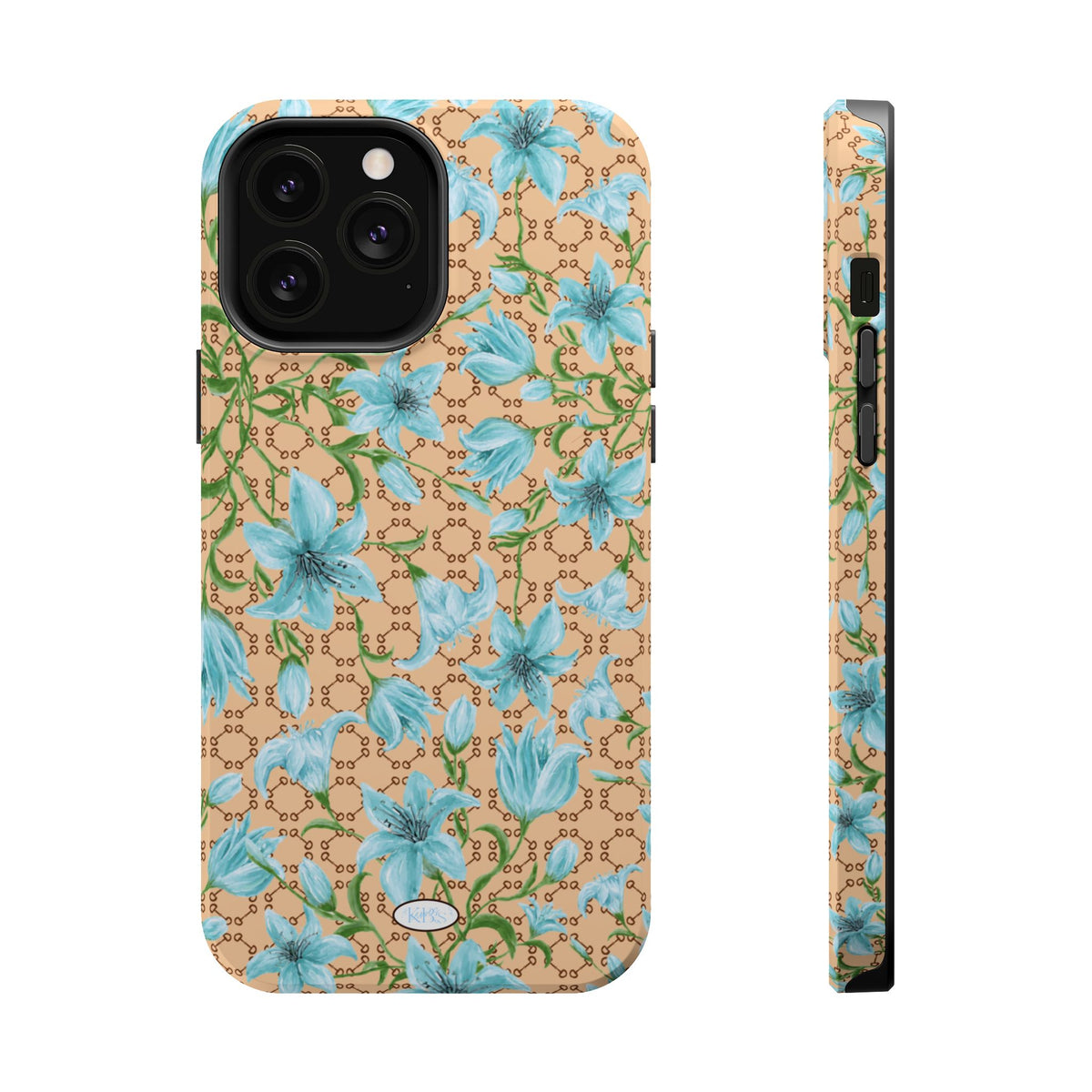 Horsebit Fleur Mag Safe Case for iPhone