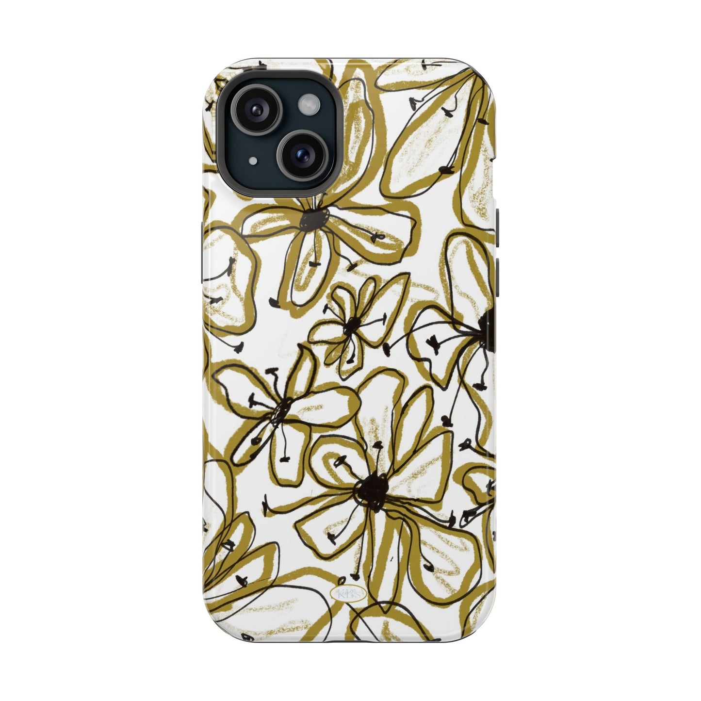 Floral Sketch Mag Safe Case for iPhone