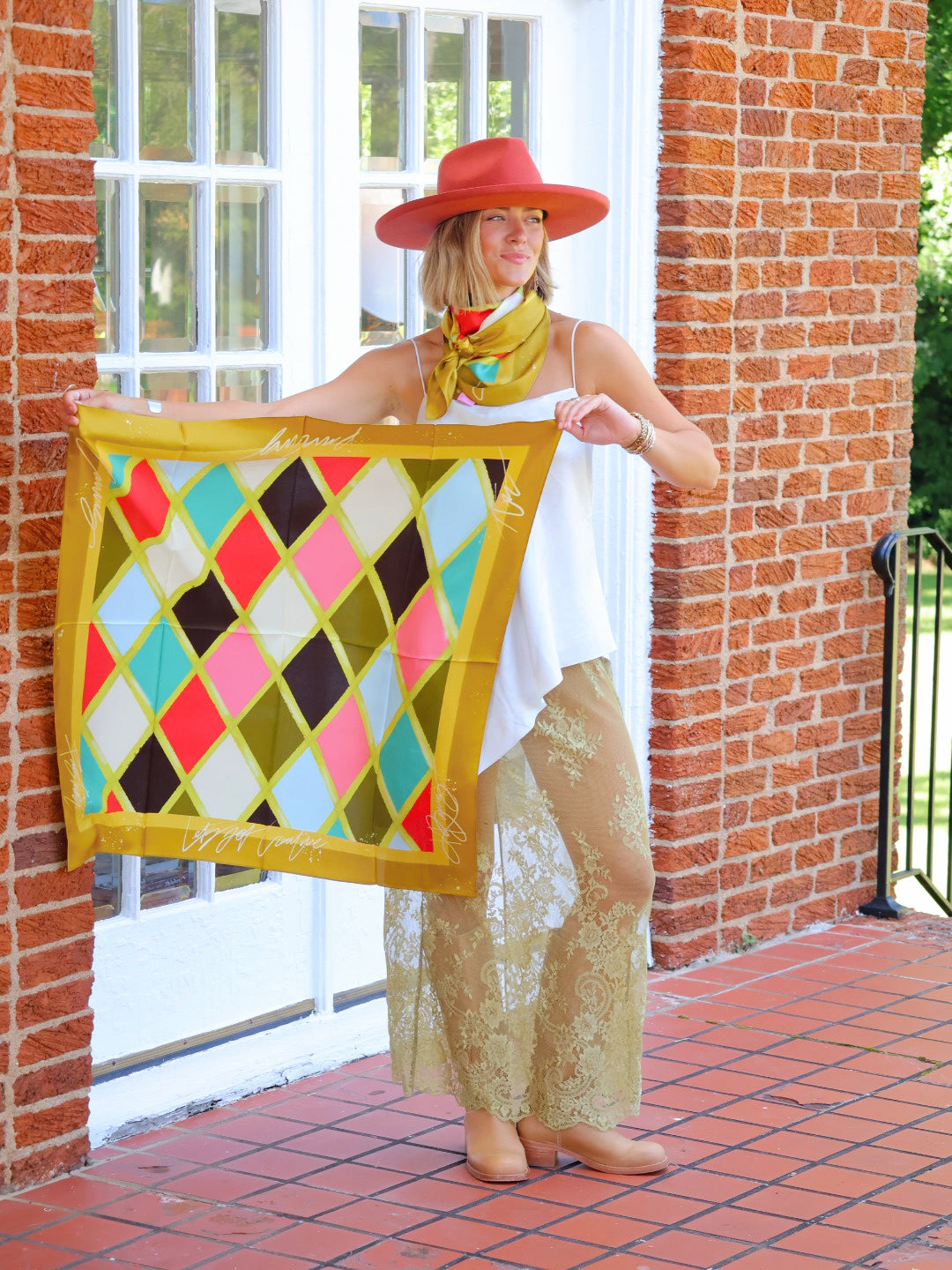 Marquis Mosaic Silk Scarf