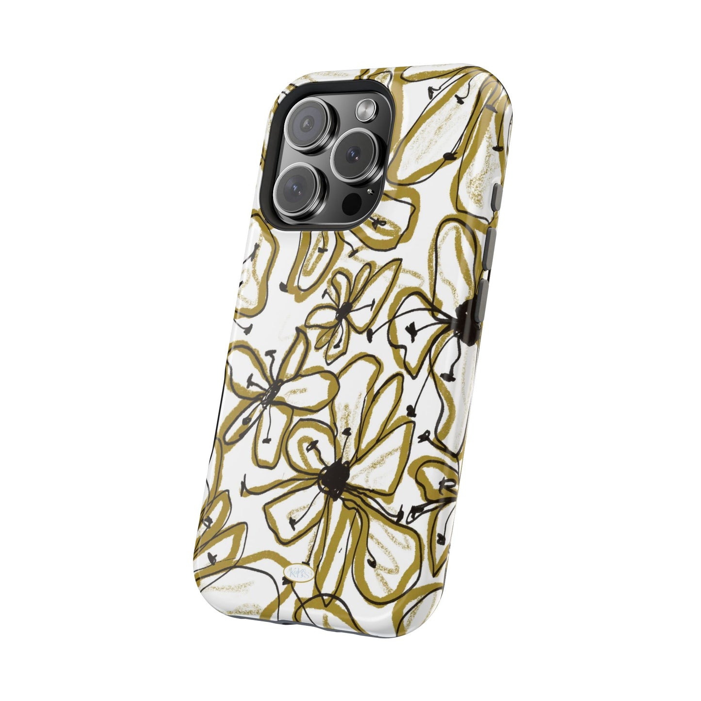 Floral Sketch Mag Safe Case for iPhone