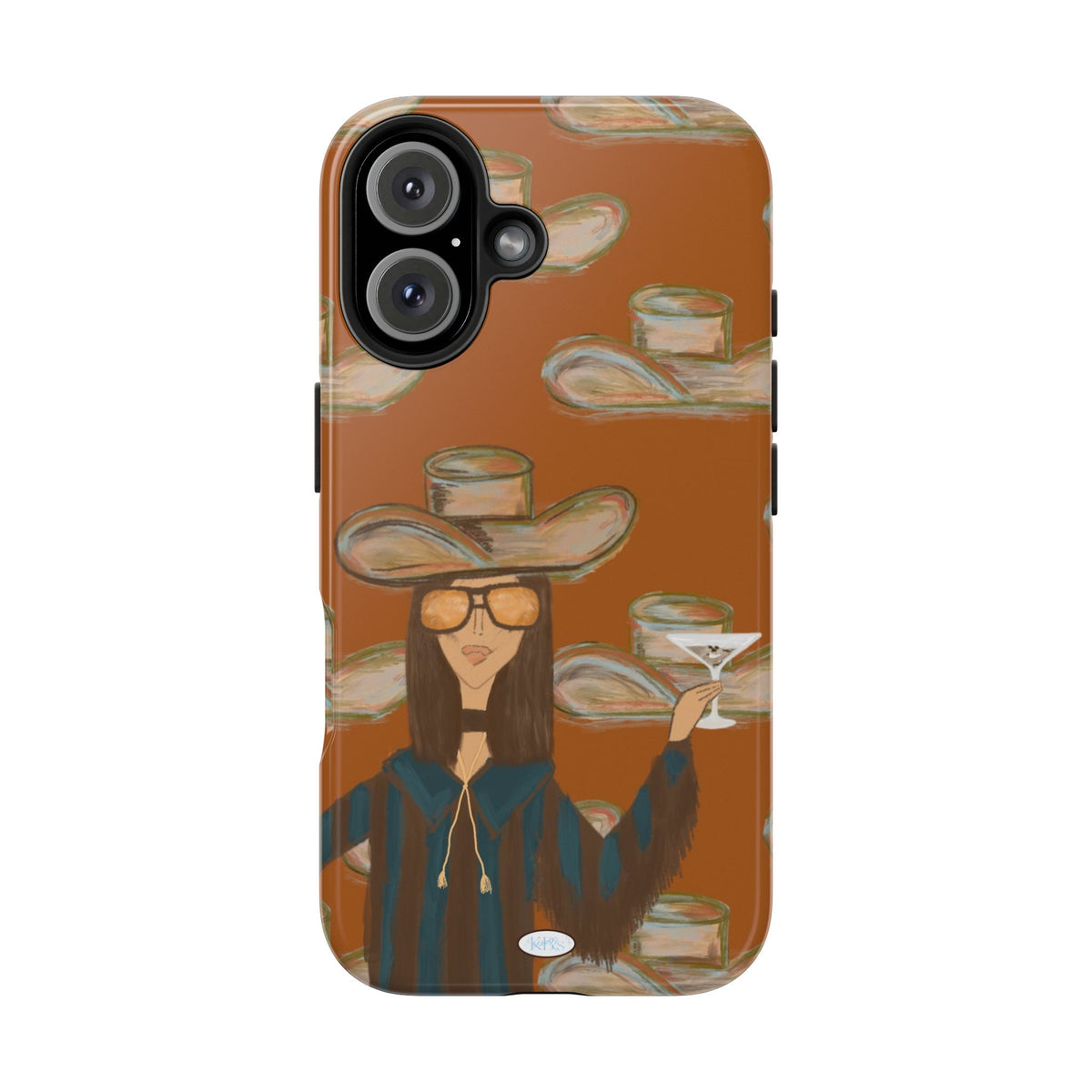 Cocktail Cowgirl Tough Case for iPhone