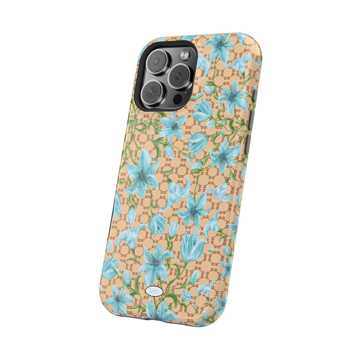 Horsebit Fleur Mag Safe Case for iPhone
