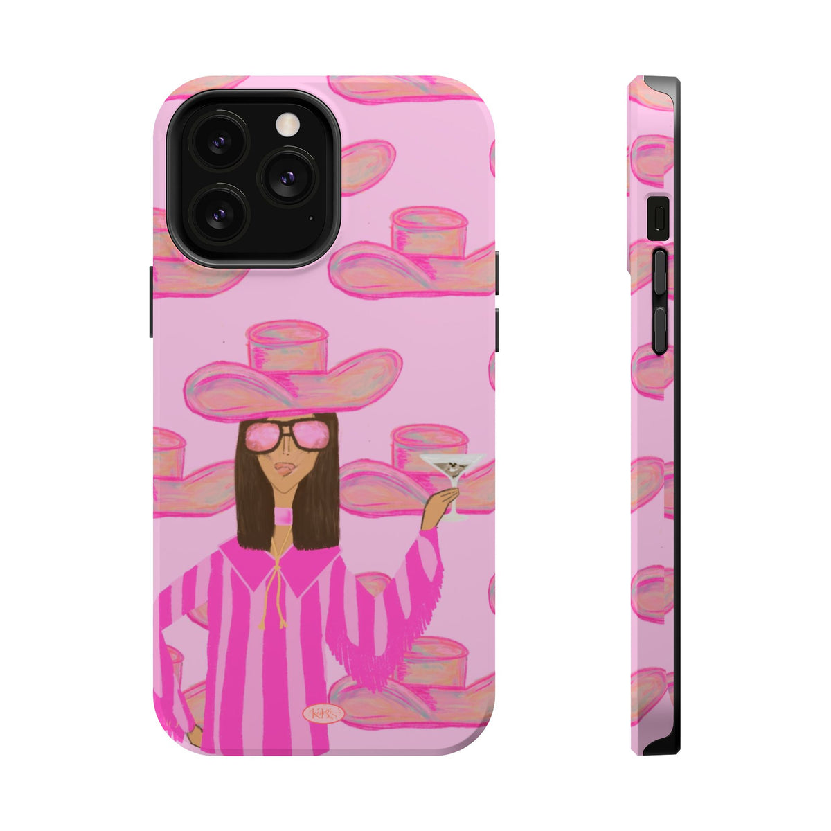 Cocktail Cowgirl MagSafe Case - Pink