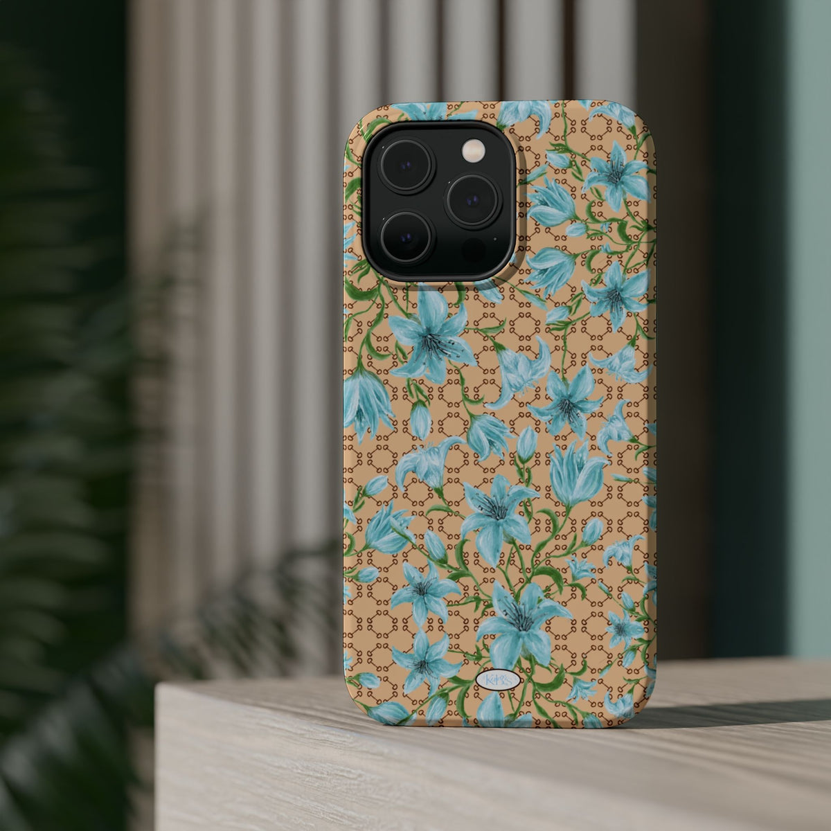 Horsebit Fleur Mag Safe Case for iPhone