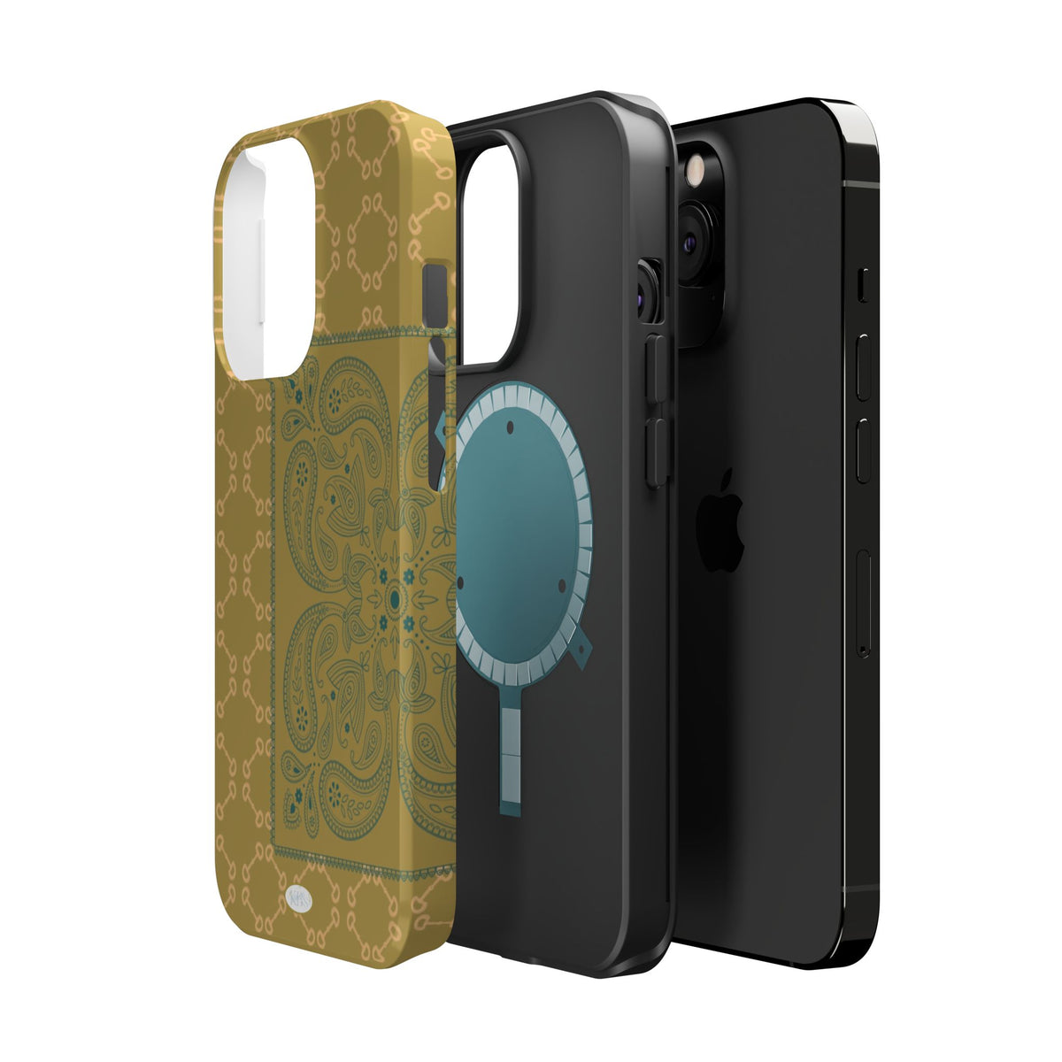 Horsebit Bandana Mag Safe Case for iPhone