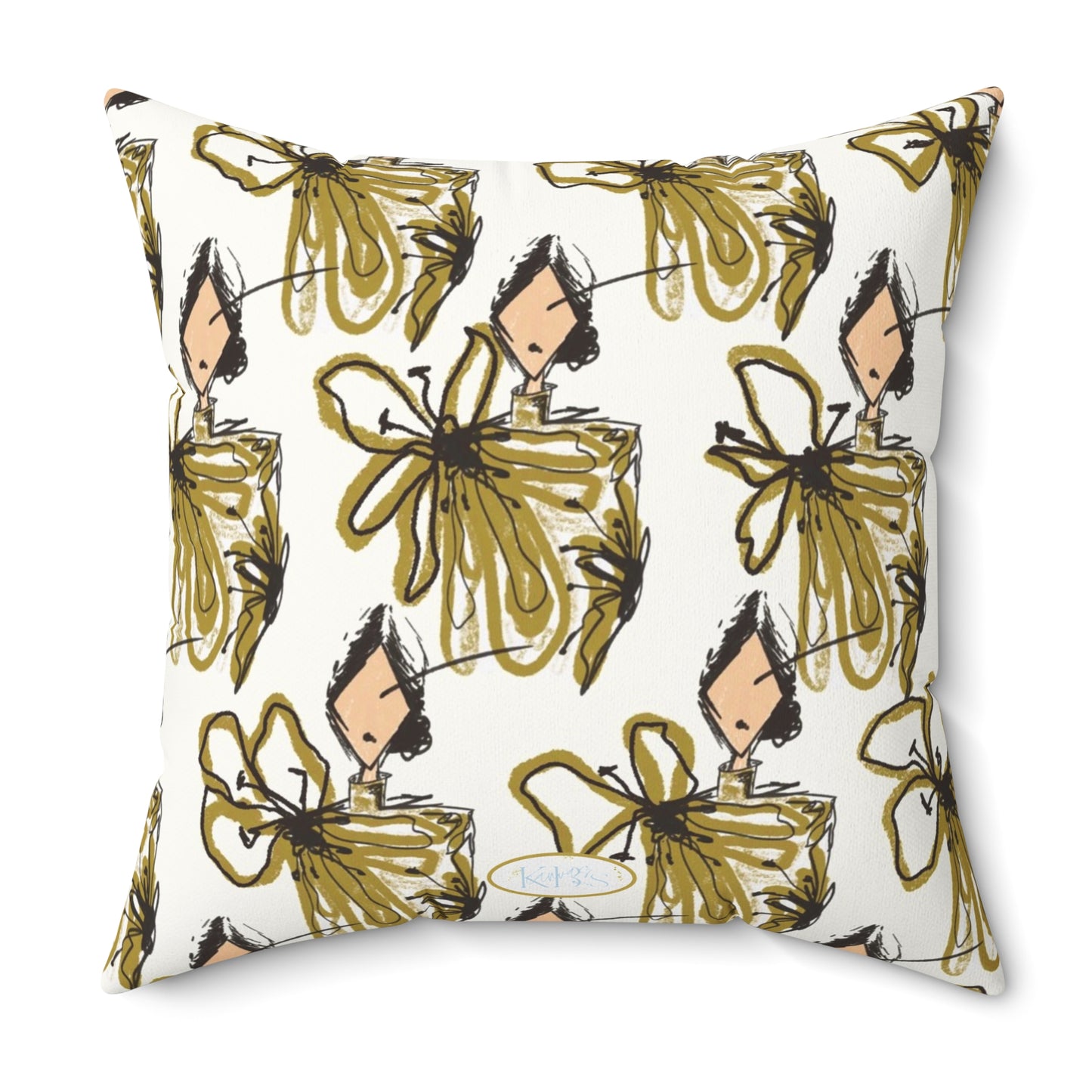 Fleur Runway Throw Pillow