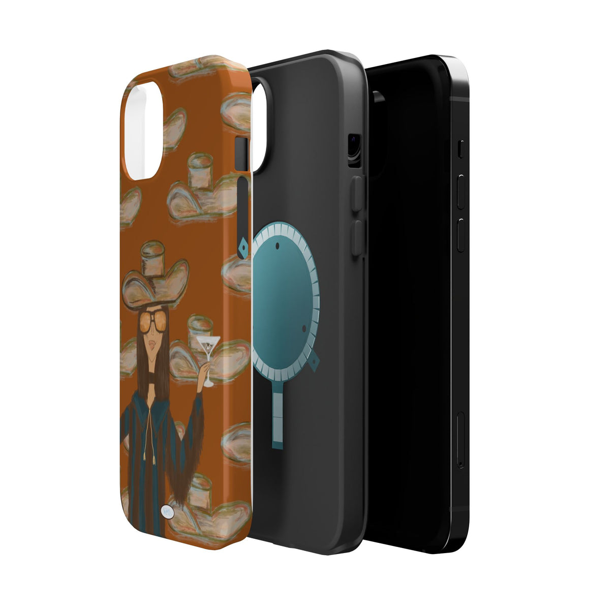 Cocktail Cowgirl Mag Safe Case for iPhone