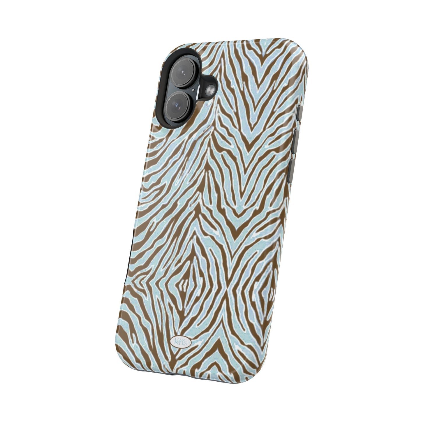Zebra Bleu Mag Safe Case for iPhone