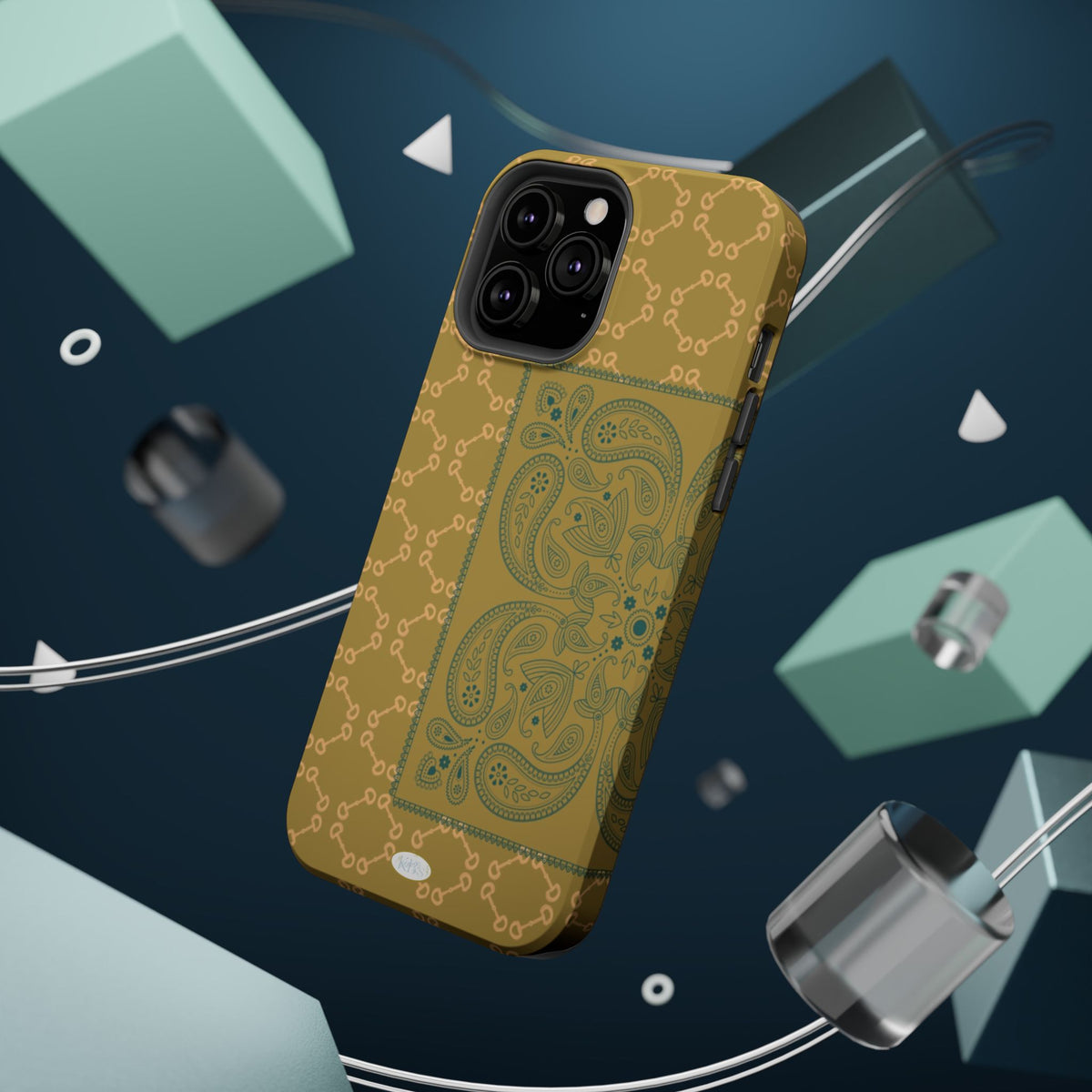 Horsebit Bandana Mag Safe Case for iPhone
