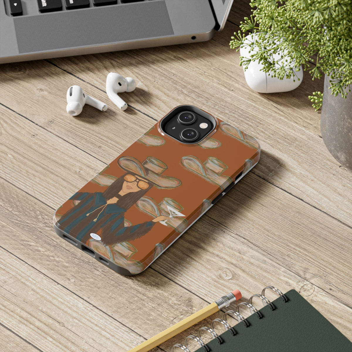 Cocktail Cowgirl Tough Case for iPhone