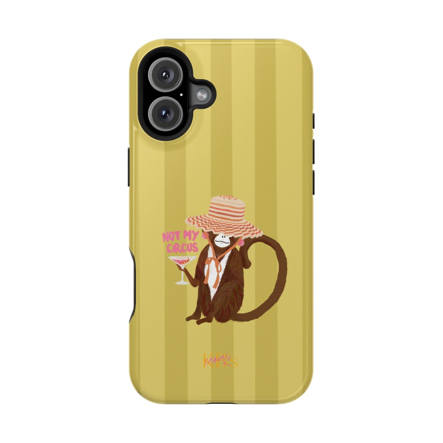 Not My Circus Mag Safe Case - Green Stripe