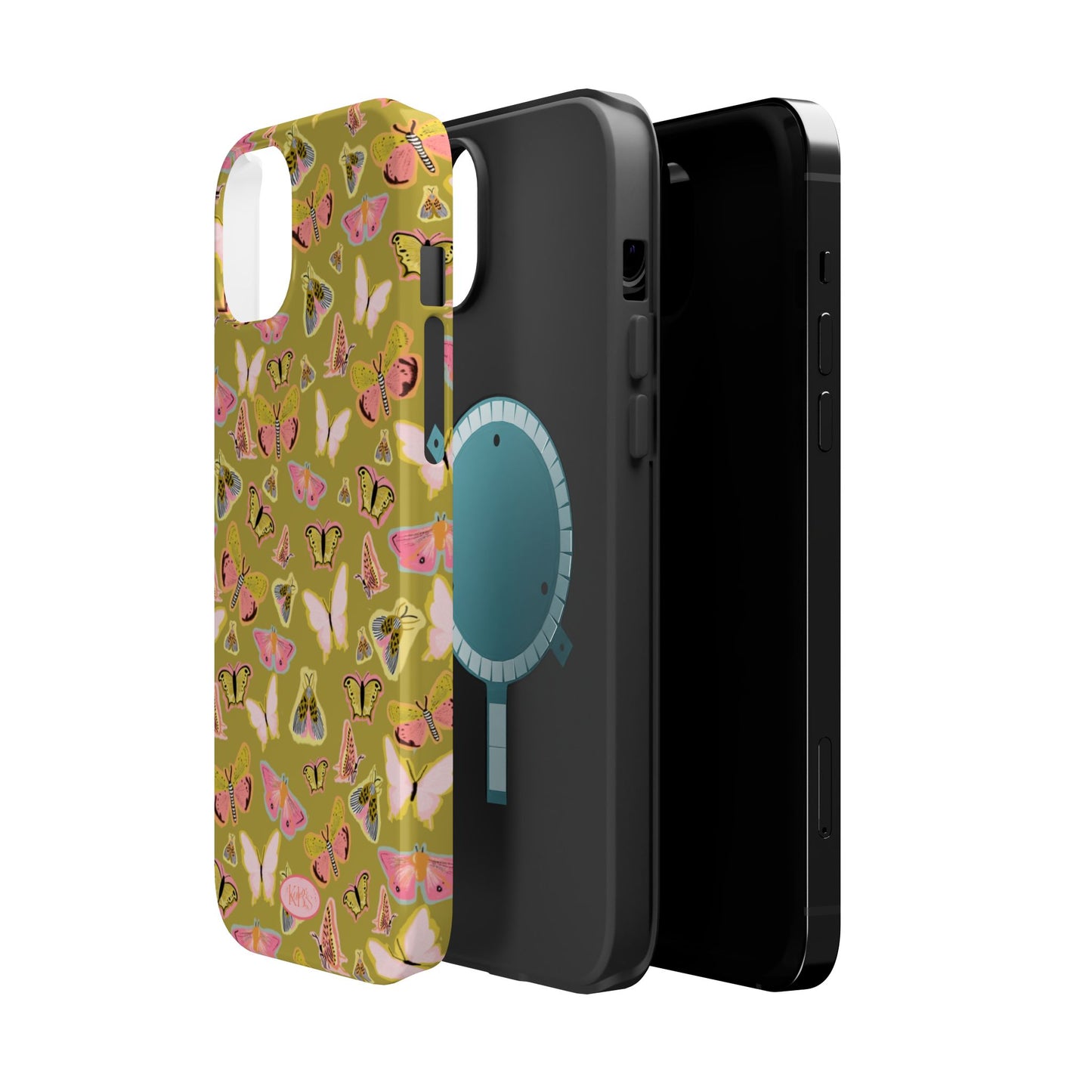 Butterfly Muse Mag Safe Case for iPhone - Green