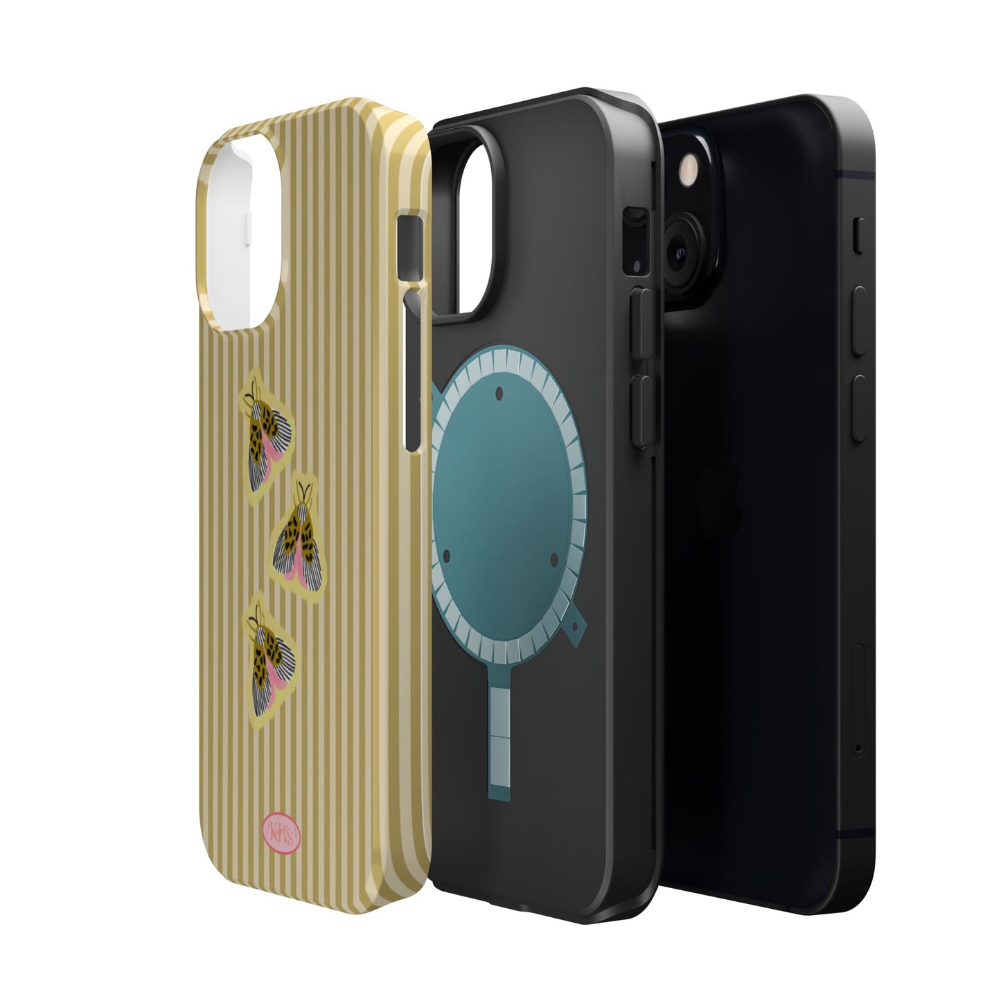 Velour Moth Mag Safe Case for iPhone