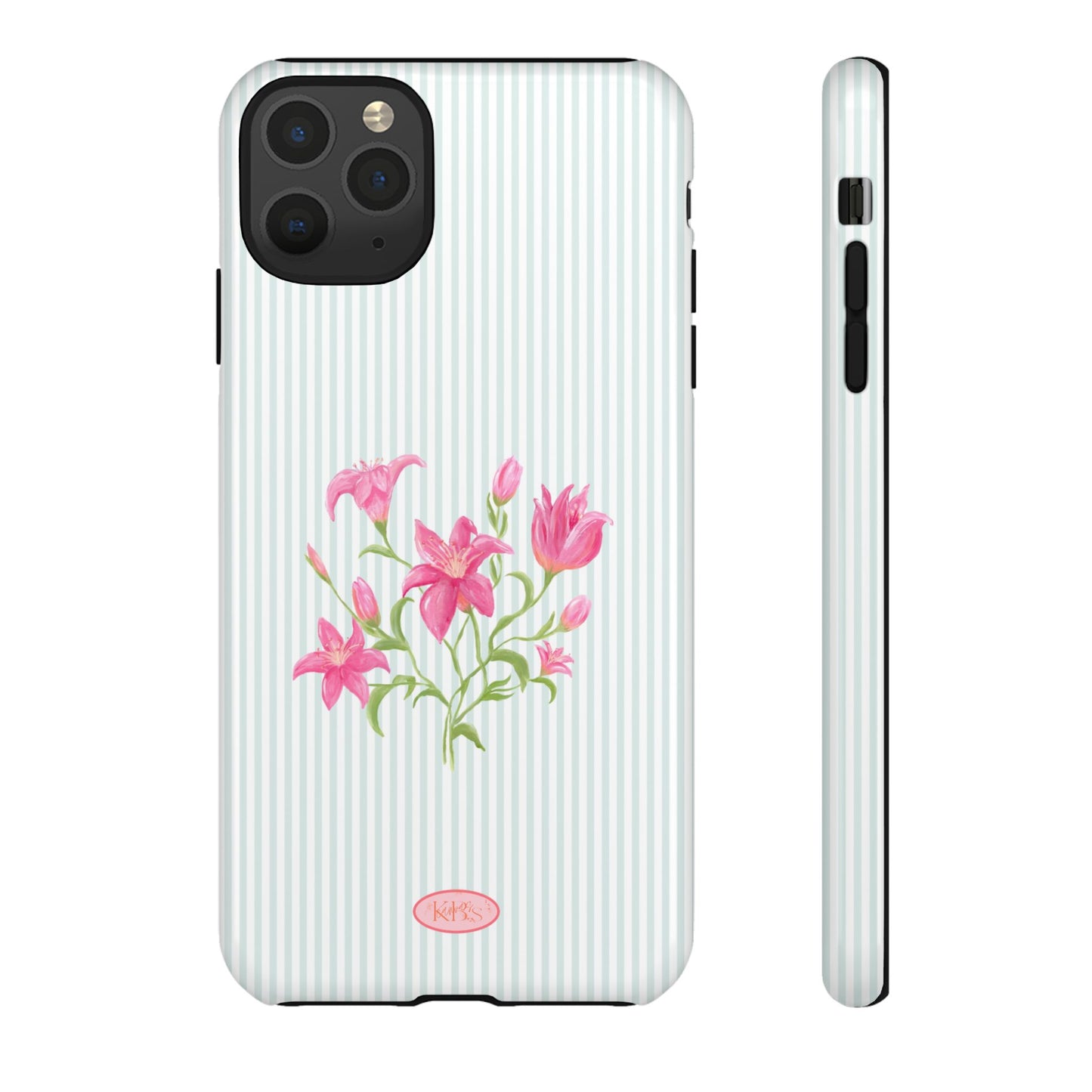 Lily Bloom Tough Case for iPhone - Blue