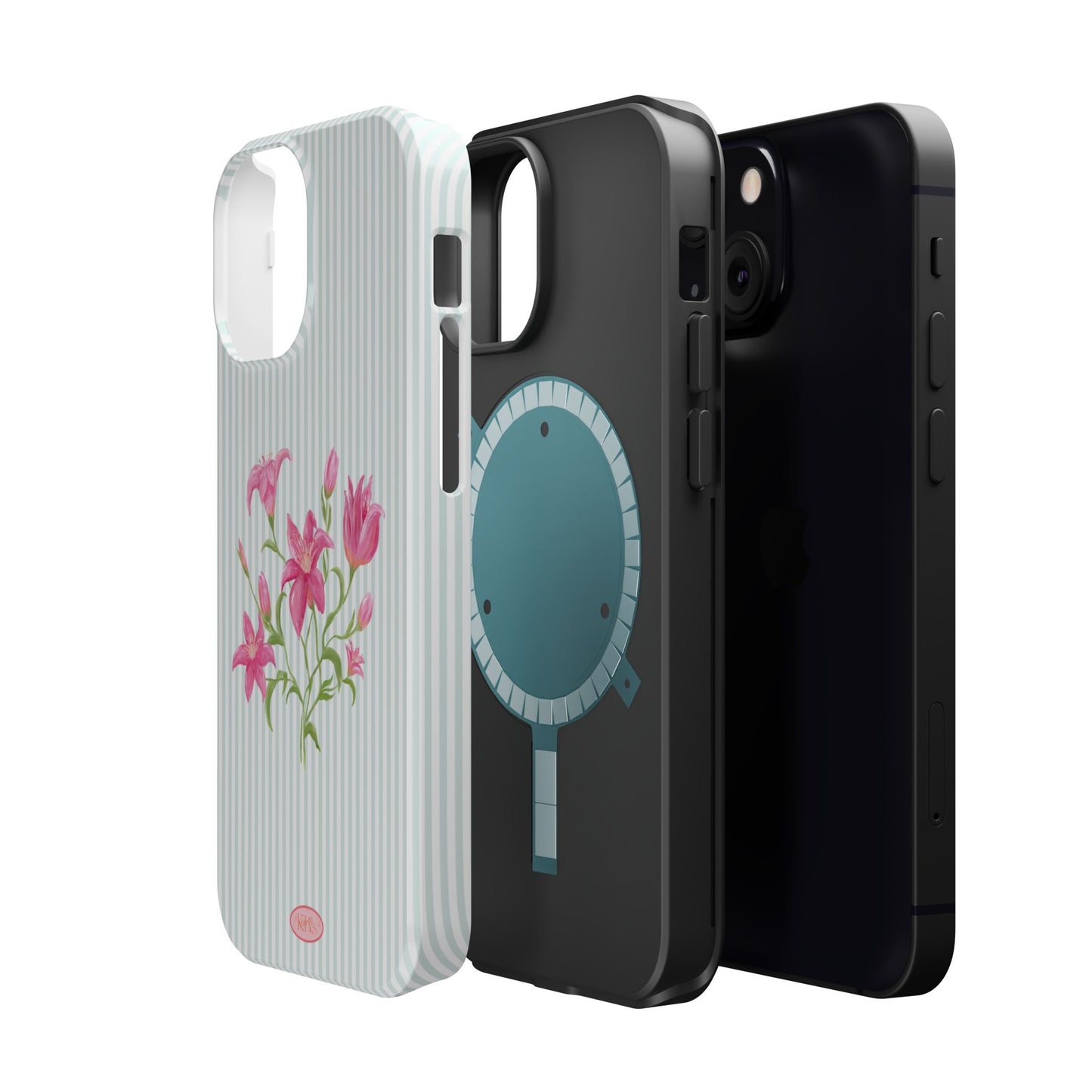 Lily Bloom Mag Safe Case for iPhone - Blue