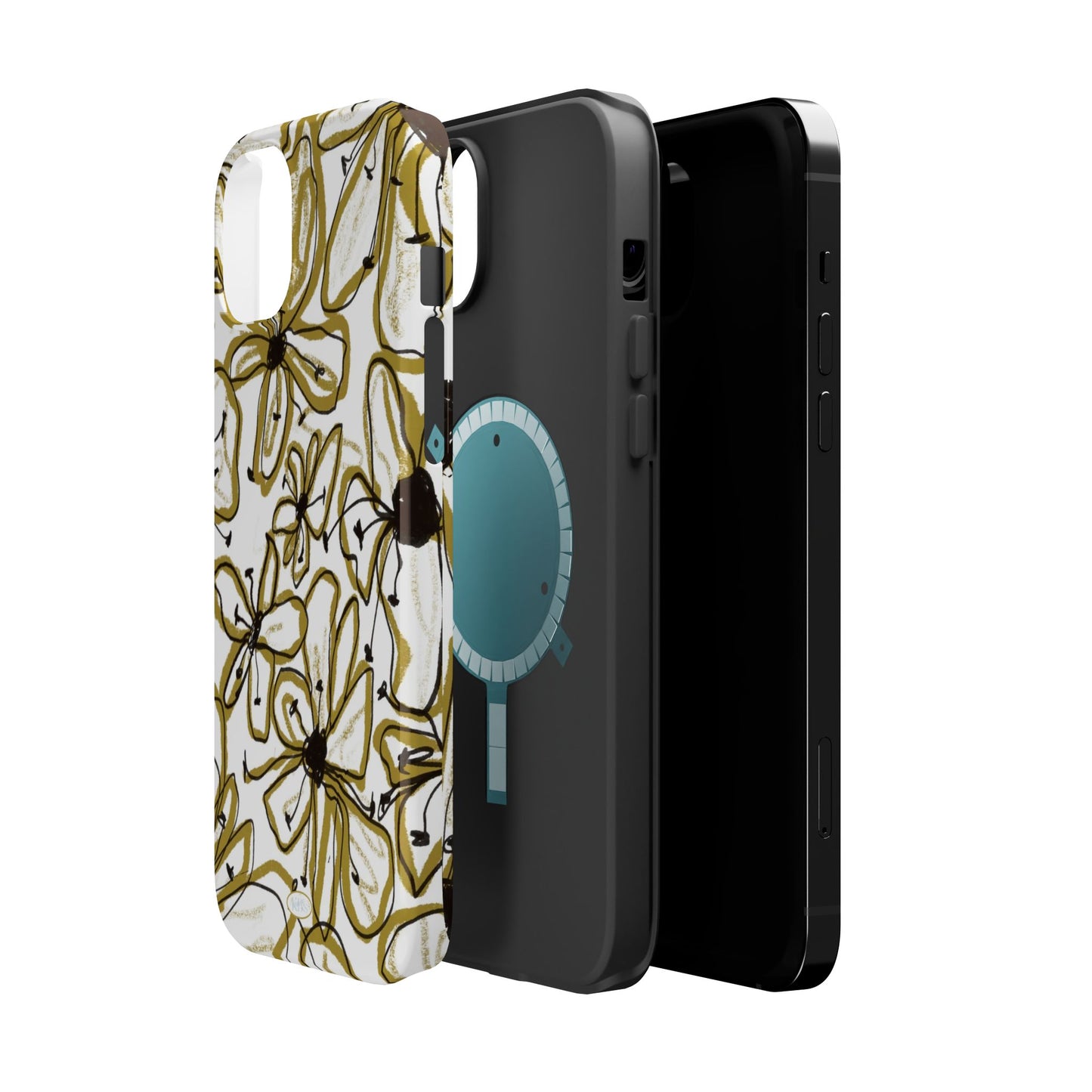 Floral Sketch Mag Safe Case for iPhone