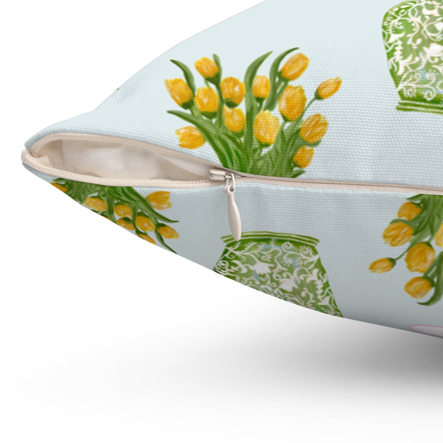 Tulip Haus Pattern Throw Pillow