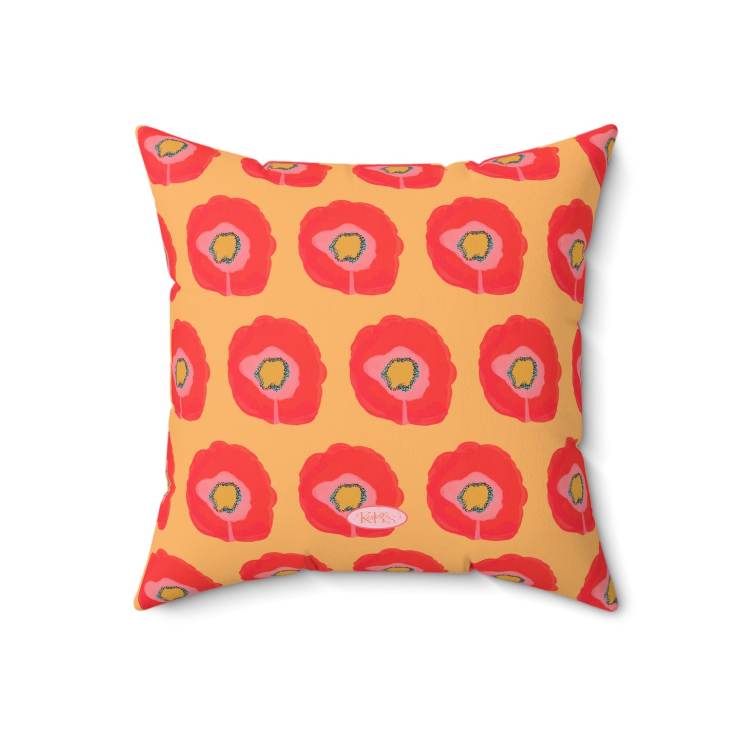Poppy Fleur Throw Pillow