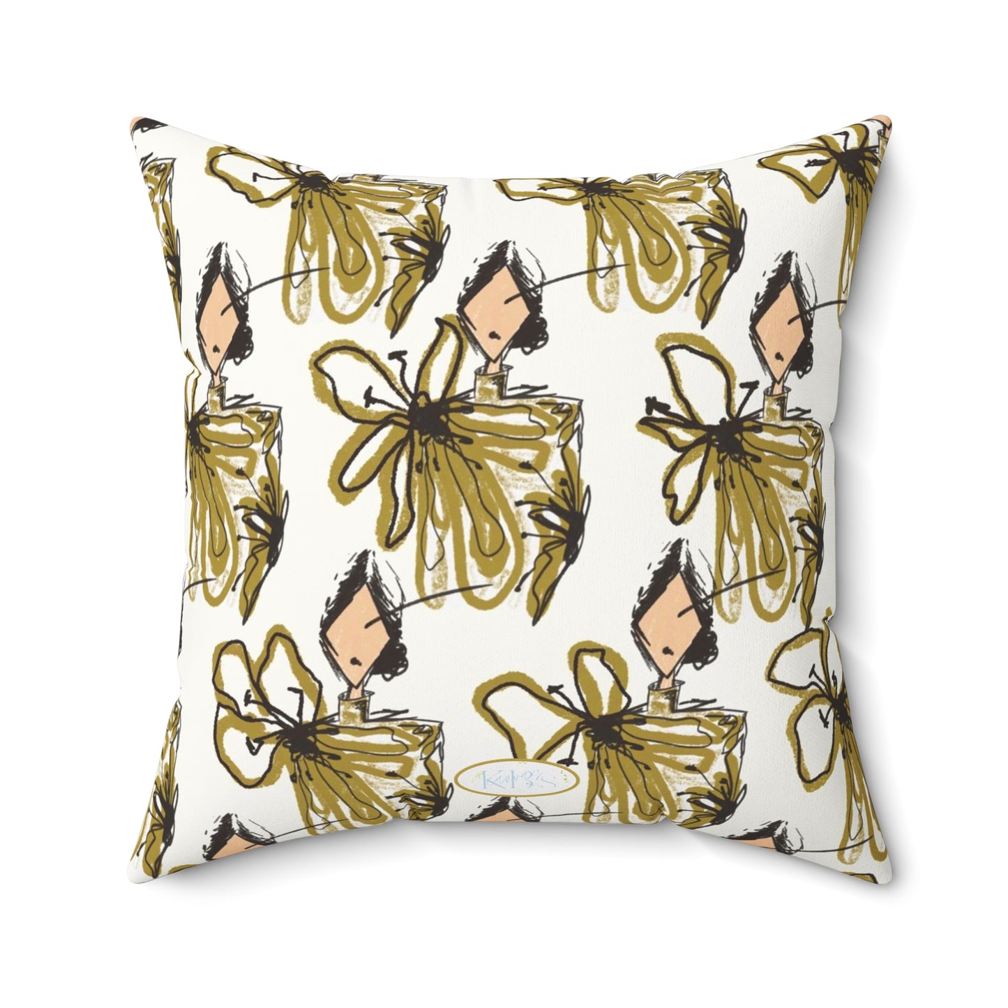 Fleur Runway Throw Pillow