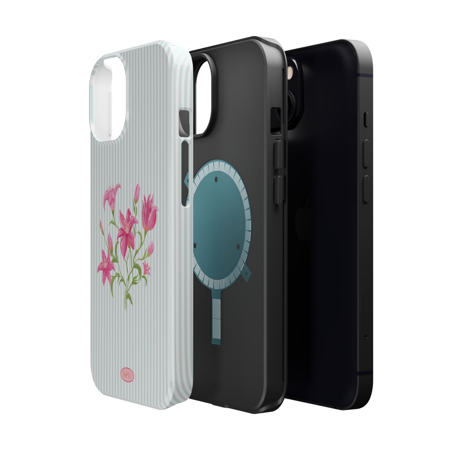 Lily Bloom Mag Safe Case for iPhone - Blue