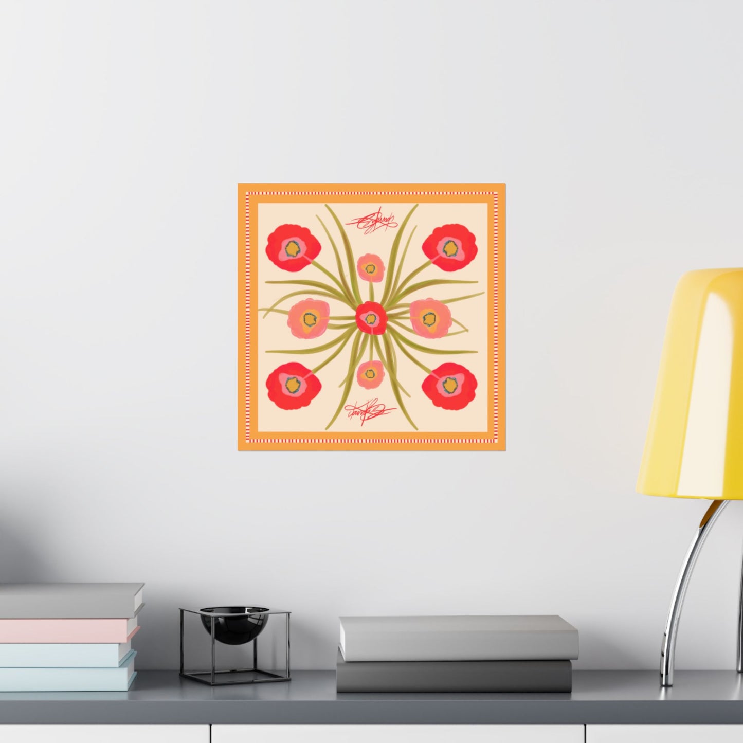 Poppy Fleur Scarf Photo Print