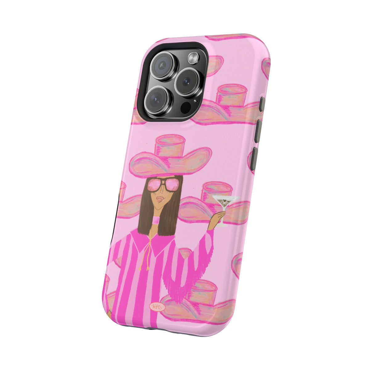 Cocktail Cowgirl MagSafe Case - Pink
