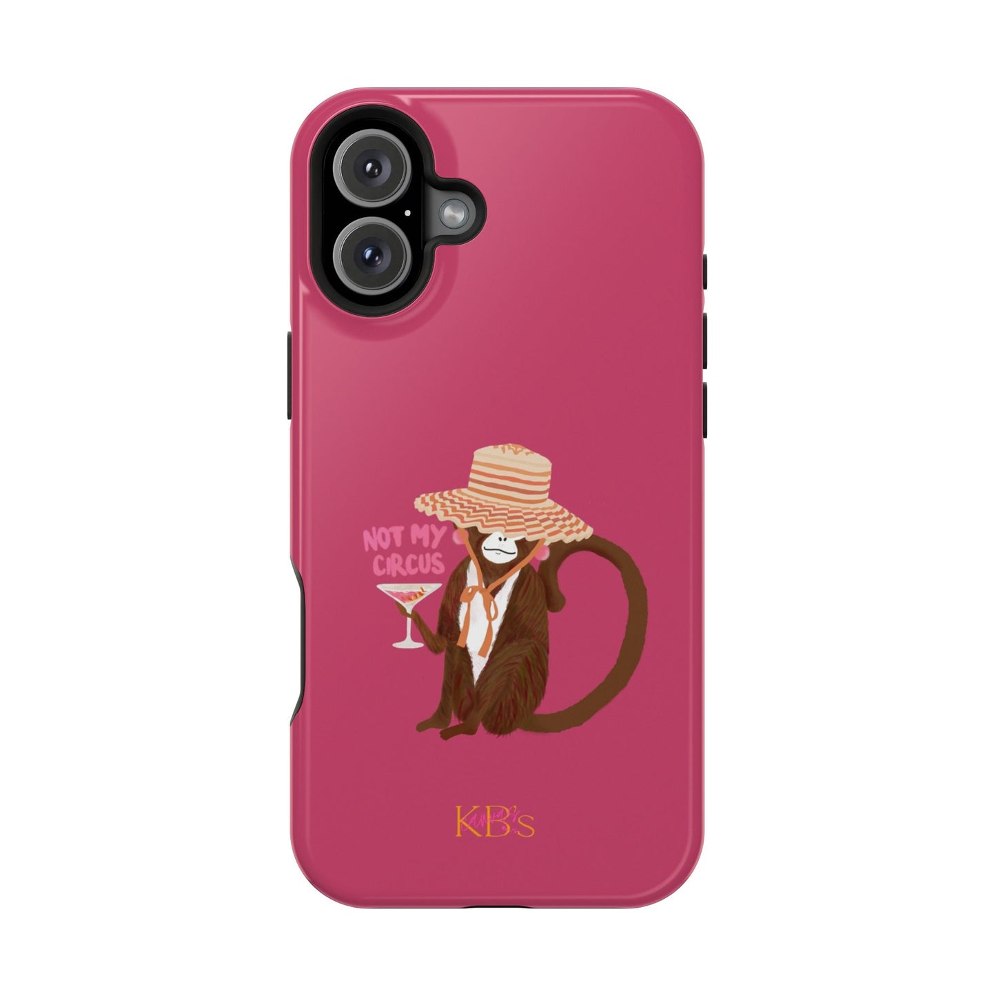 Not My Circus Mag Safe Case - Magenta