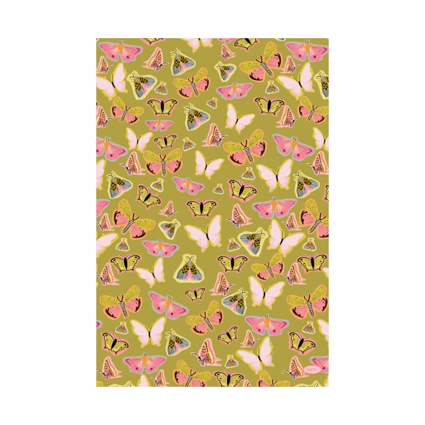 Butterfly Muse Print - Green