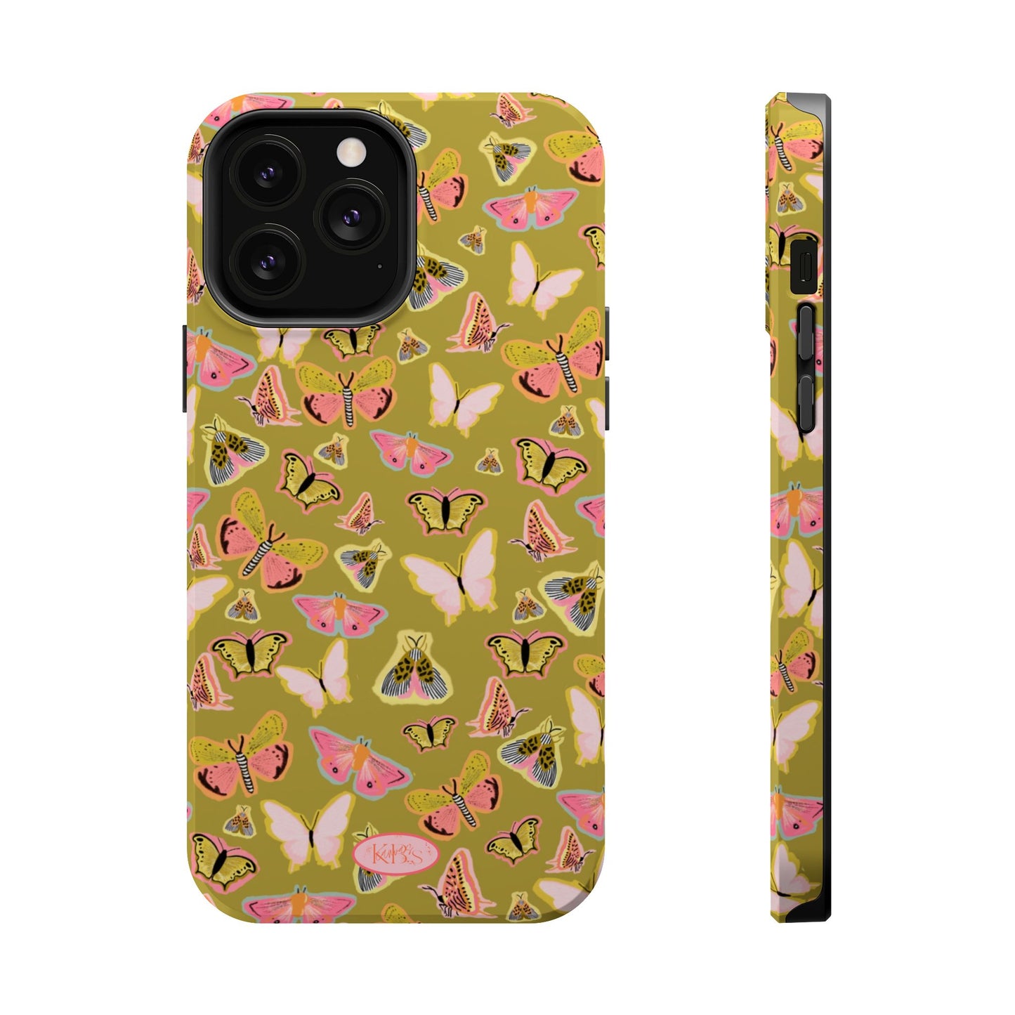 Butterfly Muse Mag Safe Case for iPhone - Green