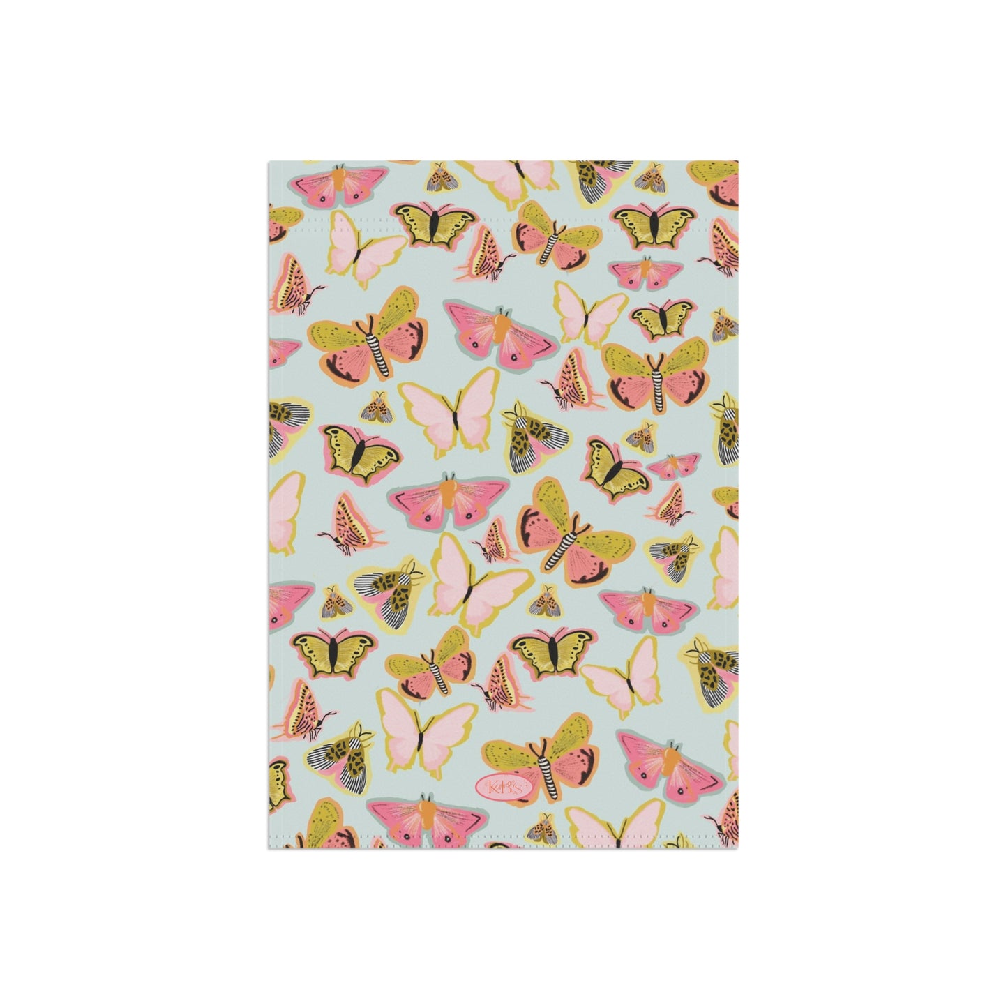 Butterfly Muse Garden Flag - Blue