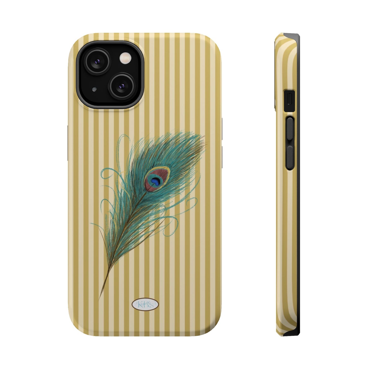 Peacock Feather Mag Safe Case