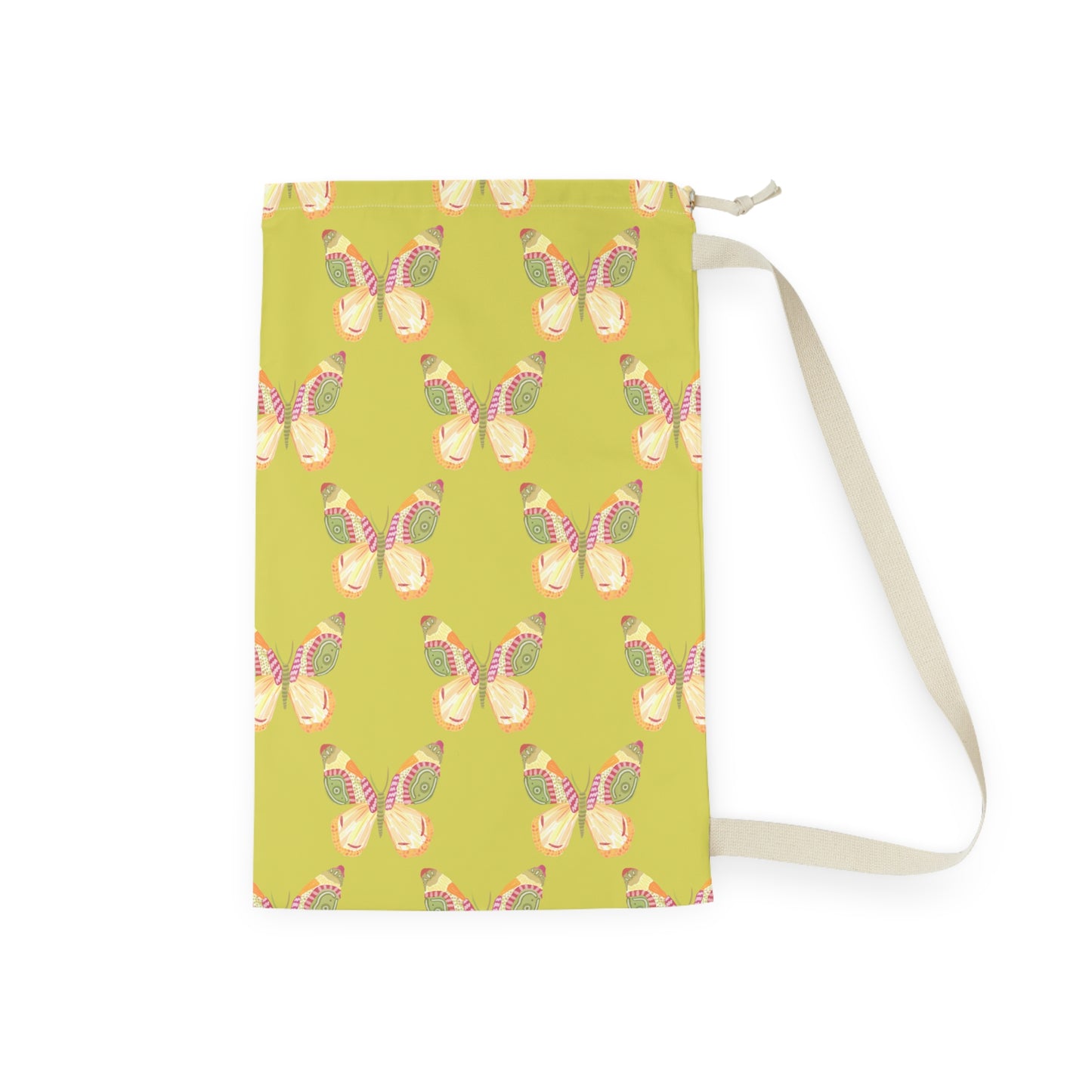 Flutter Pattern Laundry Bag - Green