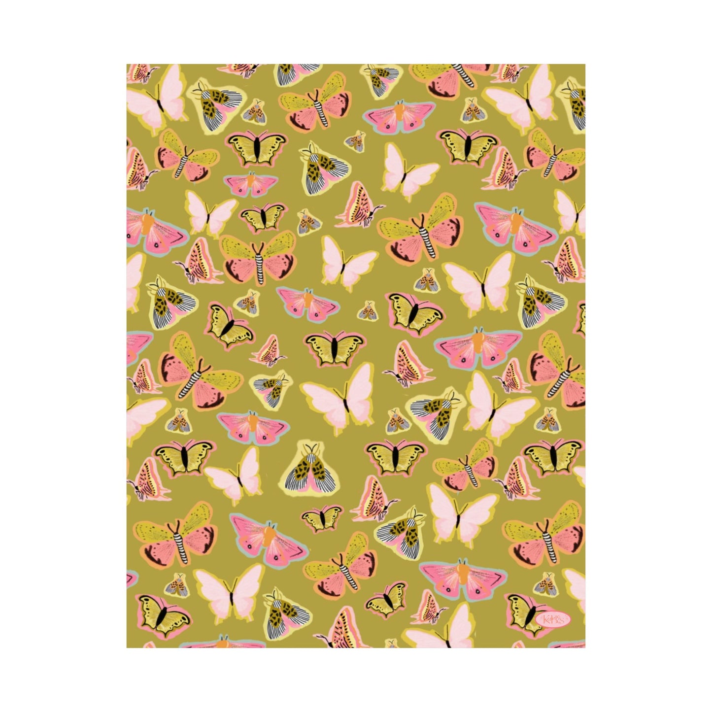 Butterfly Muse Print - Green