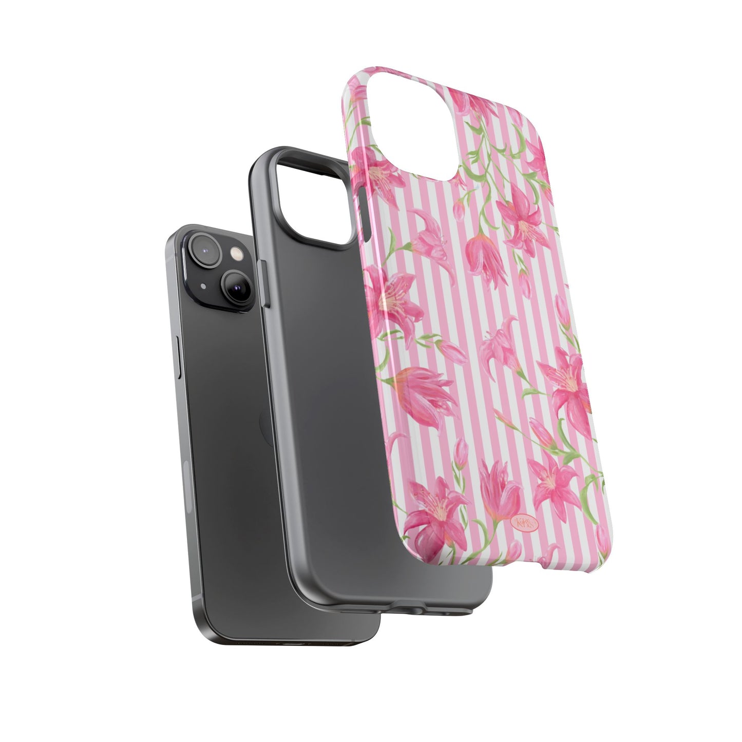 Azalea Stripe Tough Case for iPhone - Pink