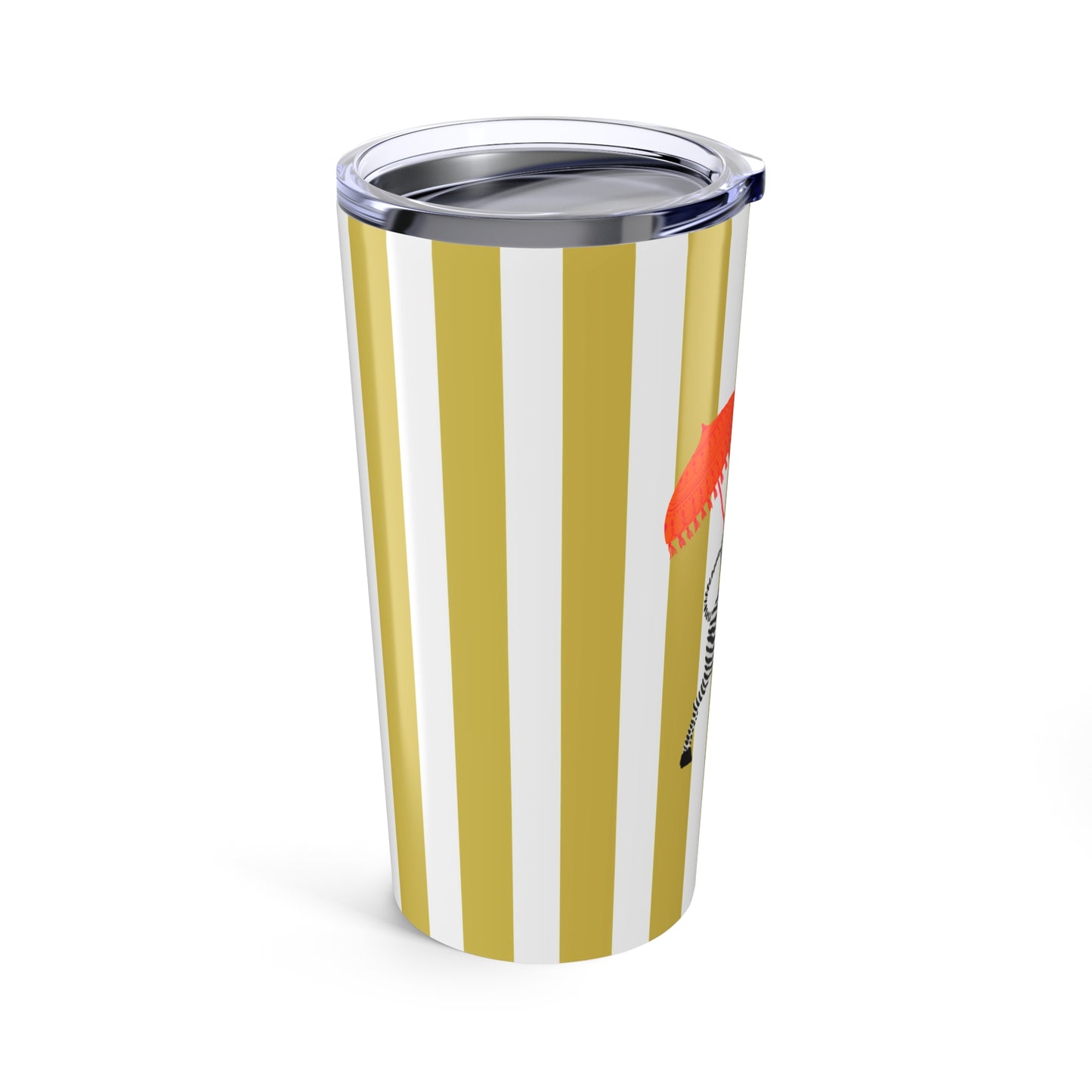 Rain or Stripe Tumbler 20oz - Green Stripe