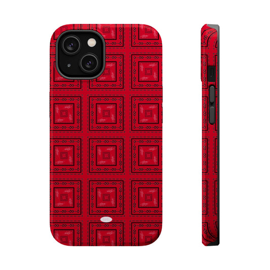 Red & Black Horsebit MagSafe Case