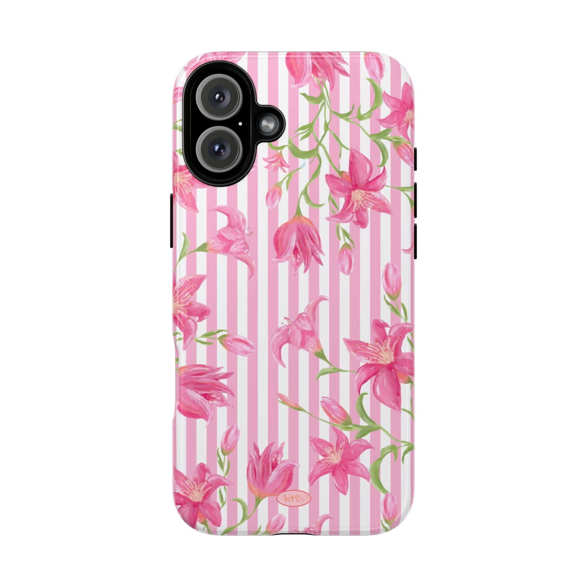 Azalea Stripe Tough Case for iPhone - Pink
