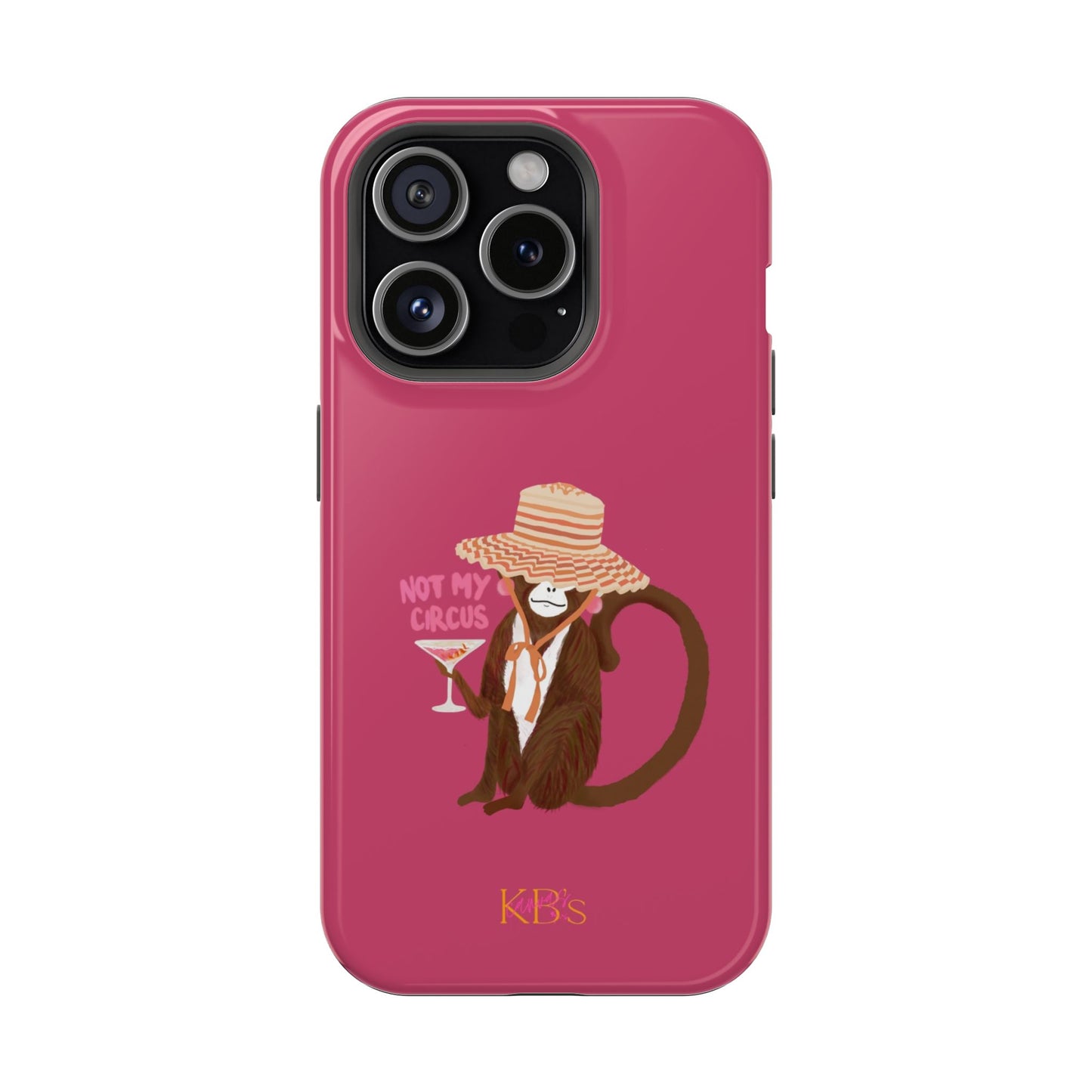 Not My Circus Mag Safe Case - Magenta