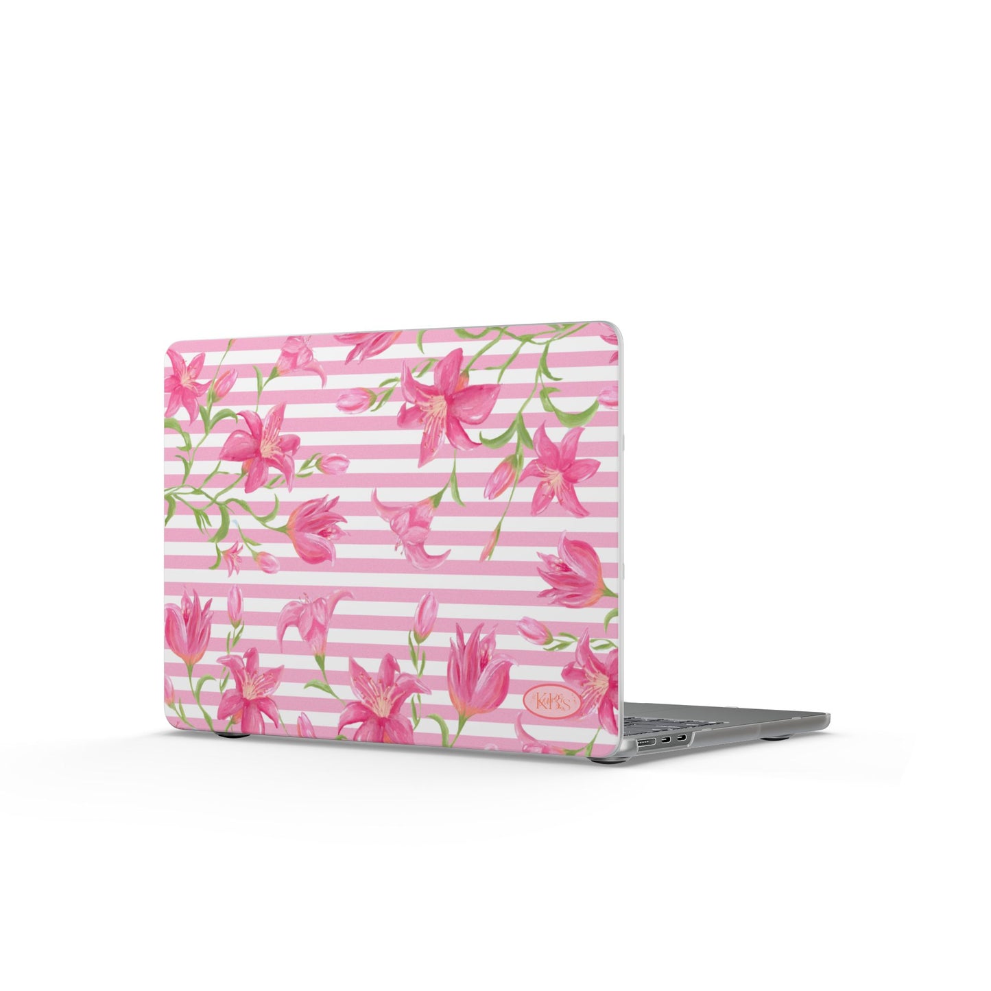 Azalea Stripe MacBook Case - Pink