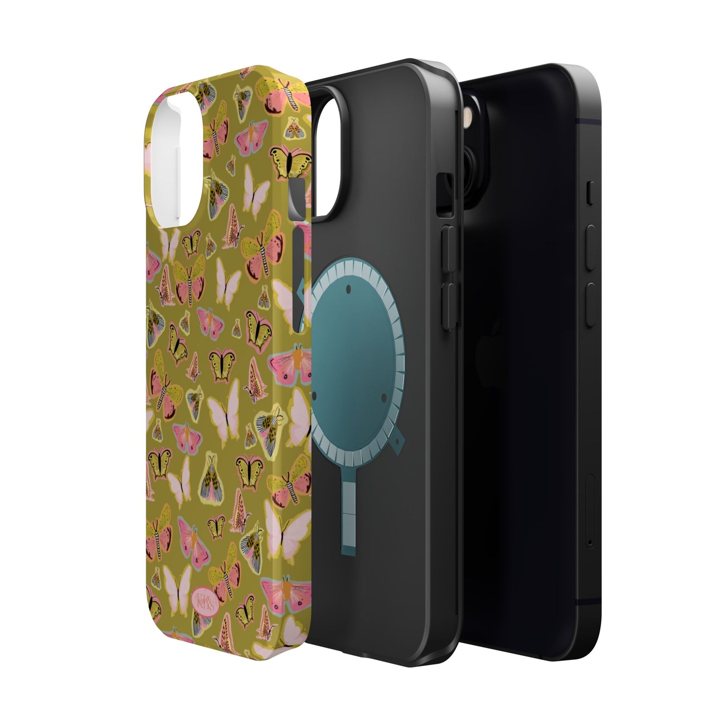 Butterfly Muse Mag Safe Case for iPhone - Green